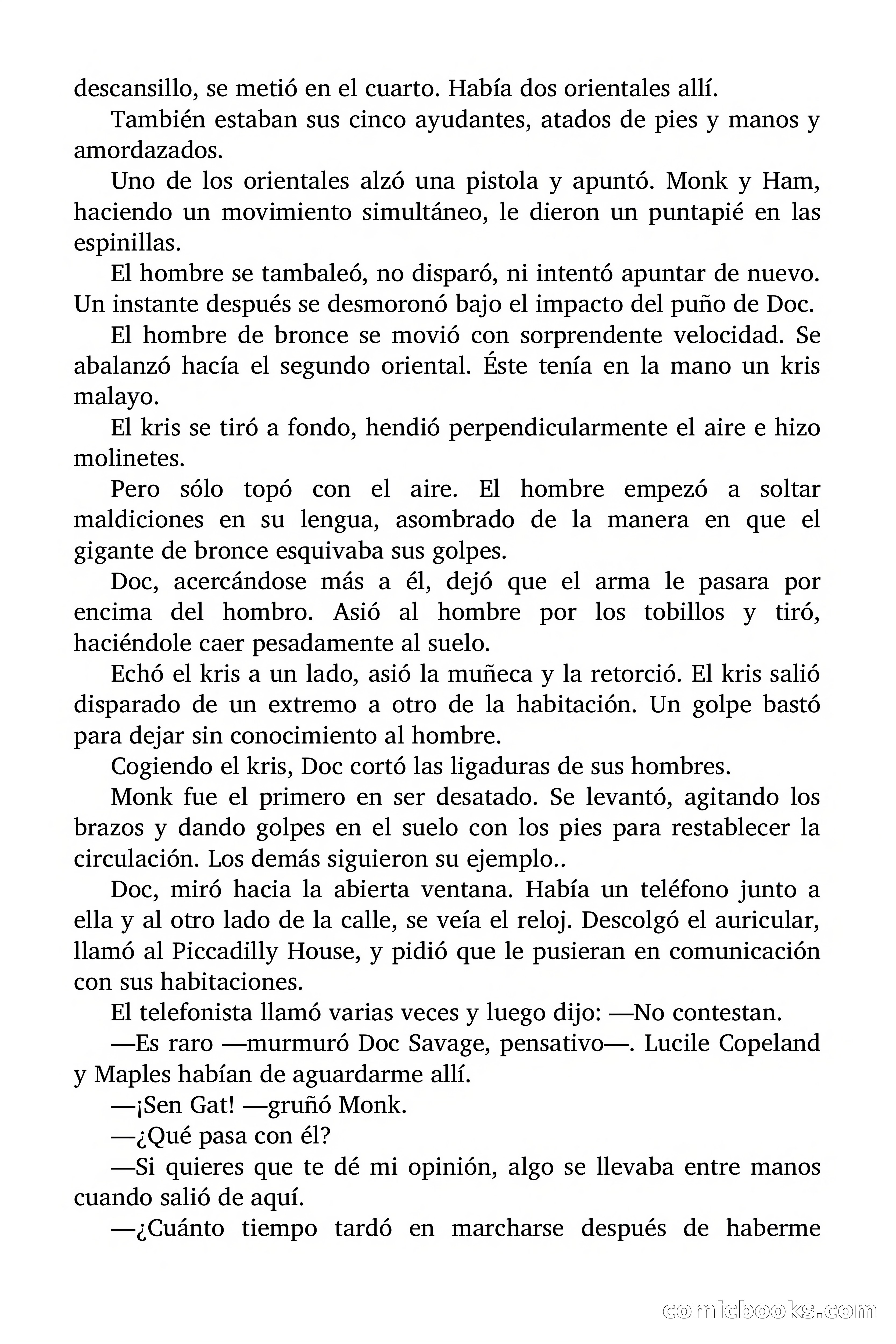 Doc Savage: El hombre de las mil cabezas — page 74 of 179