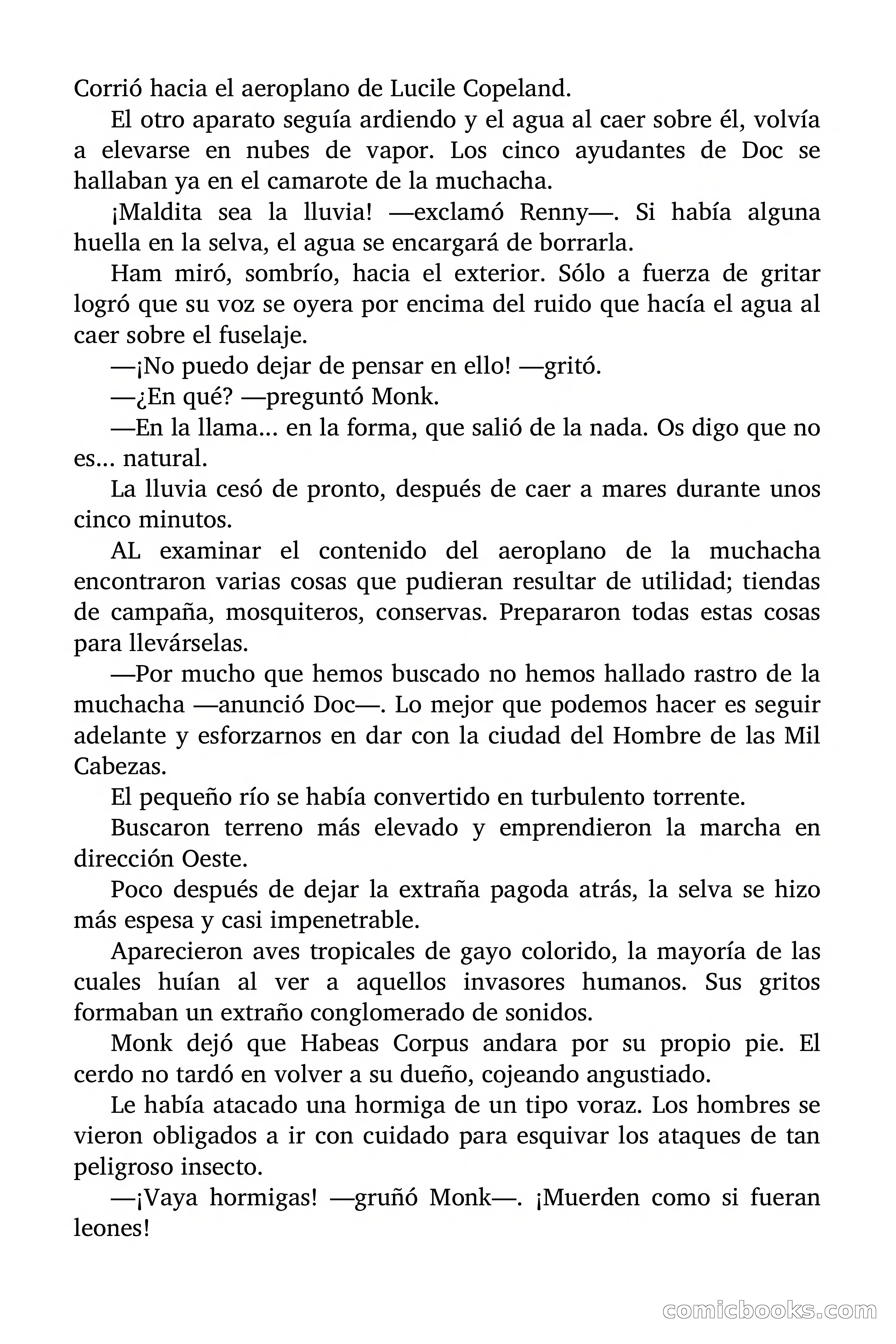 Doc Savage: El hombre de las mil cabezas — page 105 of 179