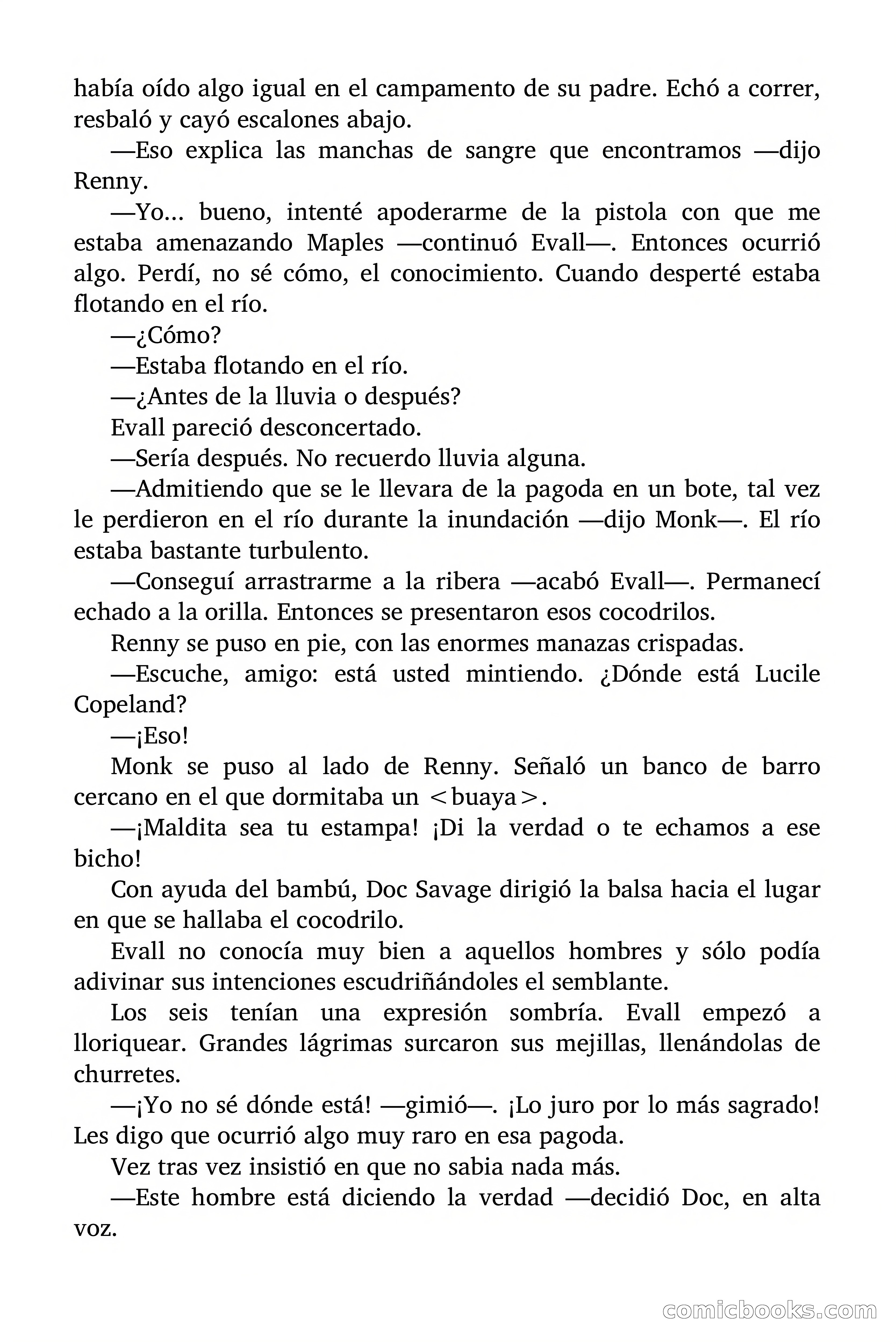 Doc Savage: El hombre de las mil cabezas — page 110 of 179