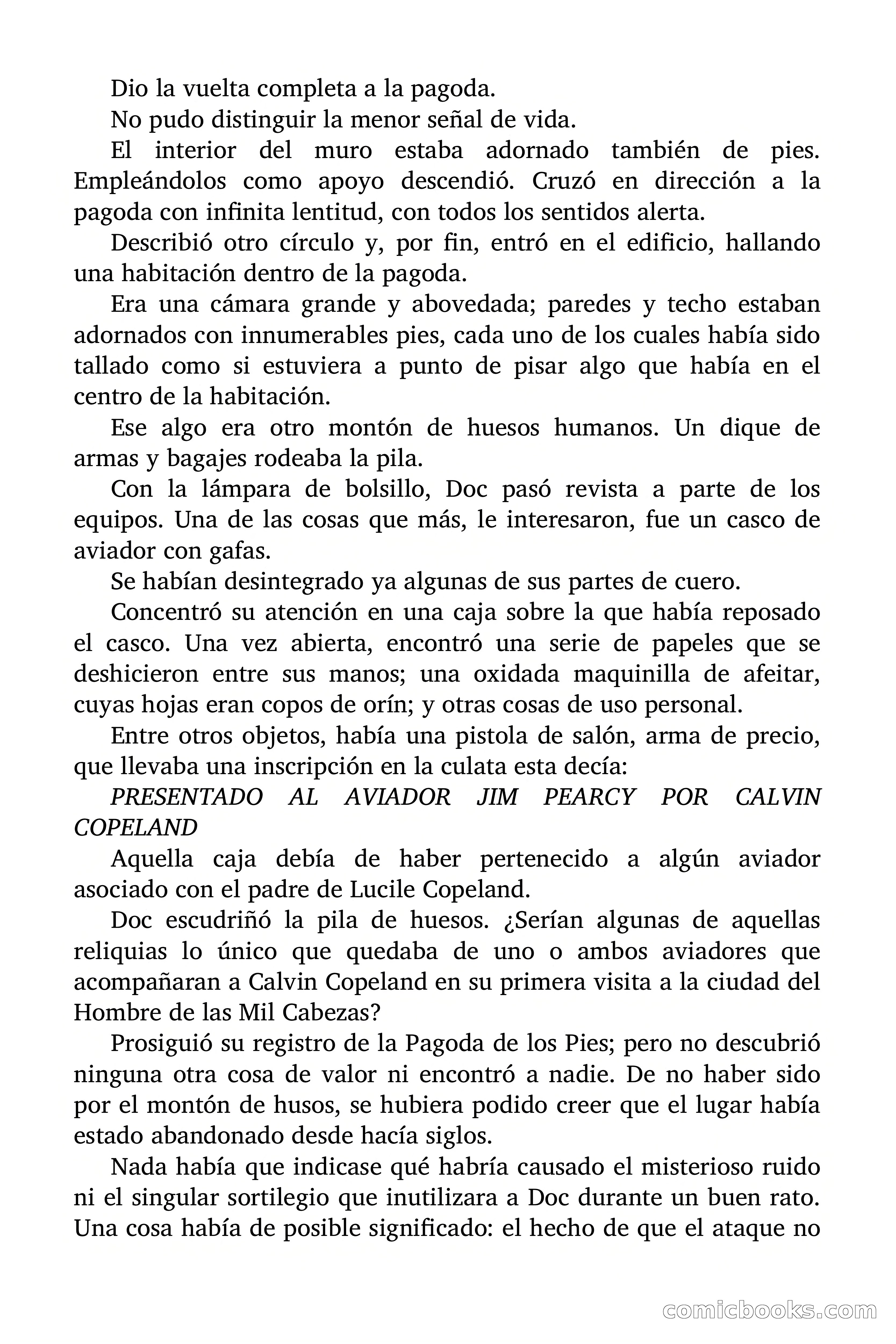 Doc Savage: El hombre de las mil cabezas — page 127 of 179