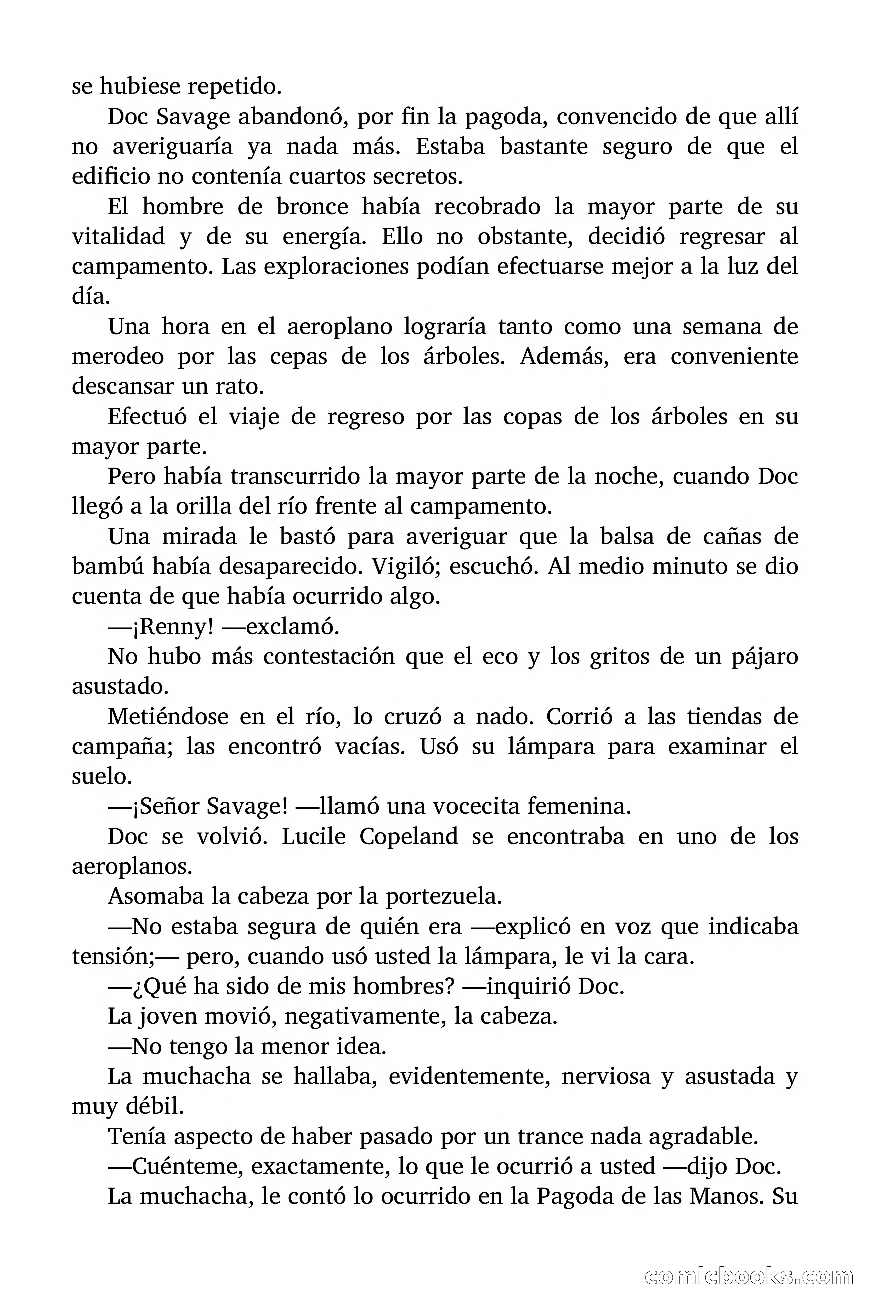 Doc Savage: El hombre de las mil cabezas — page 128 of 179