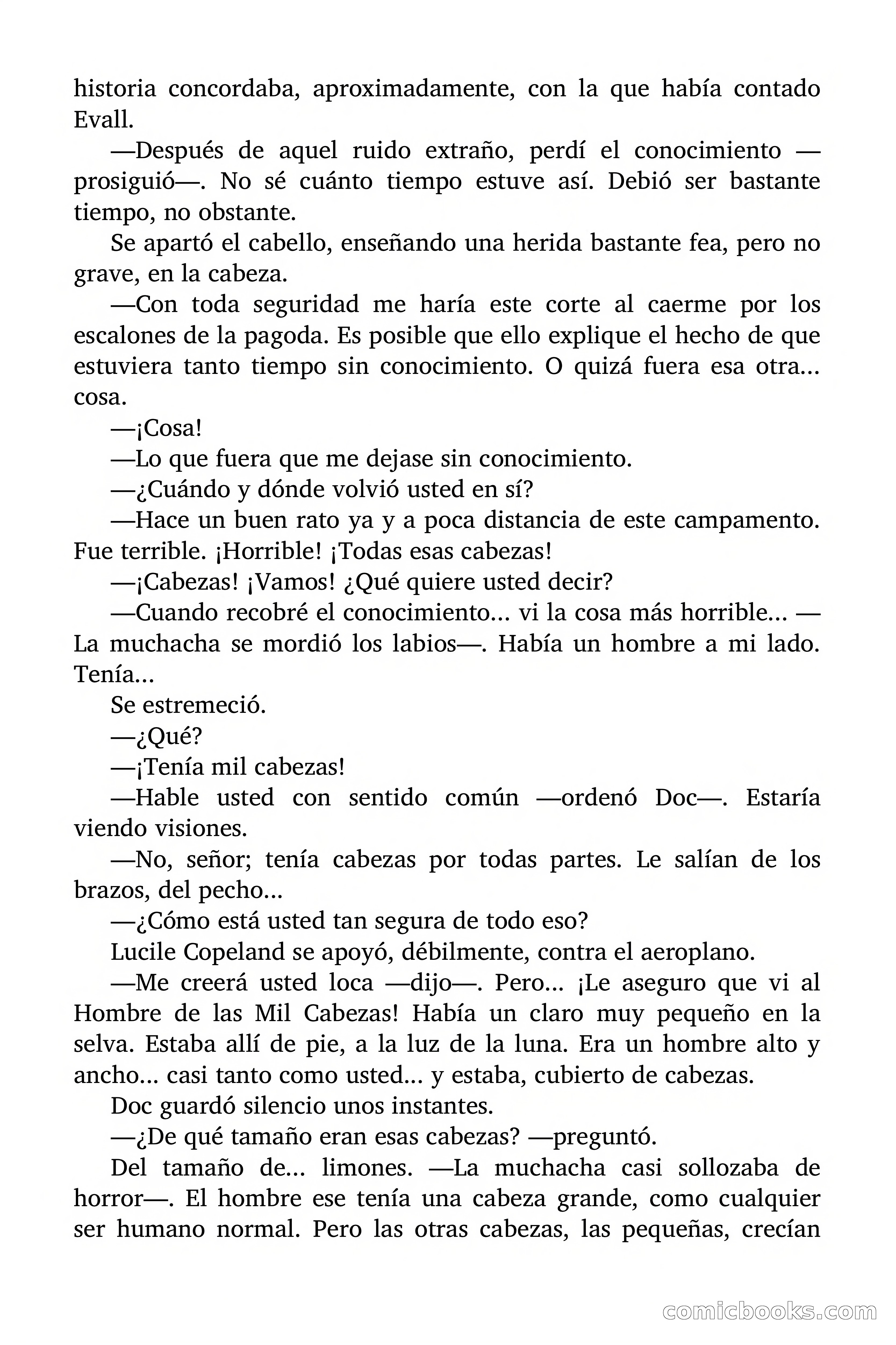 Doc Savage: El hombre de las mil cabezas — page 129 of 179