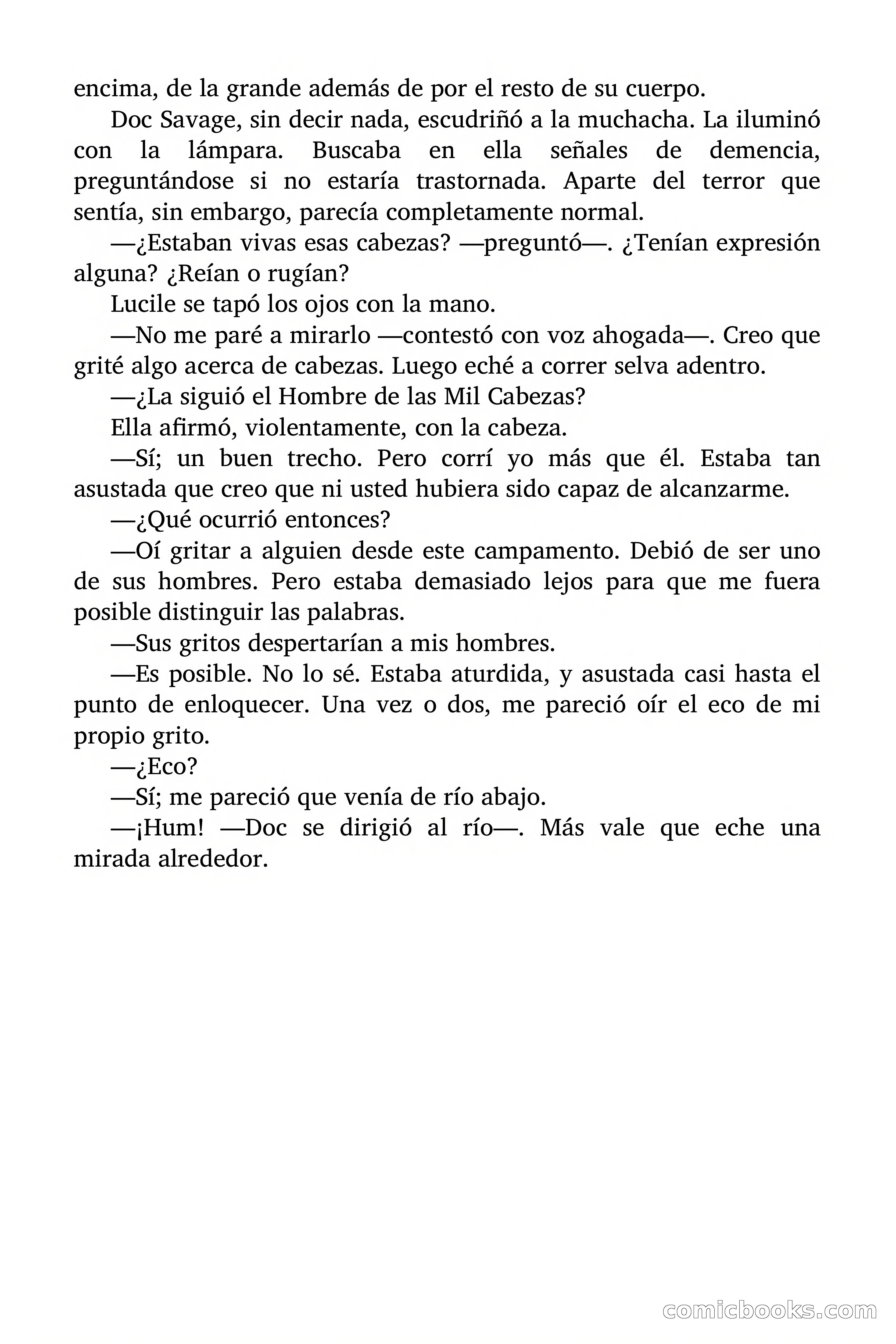 Doc Savage: El hombre de las mil cabezas — page 130 of 179