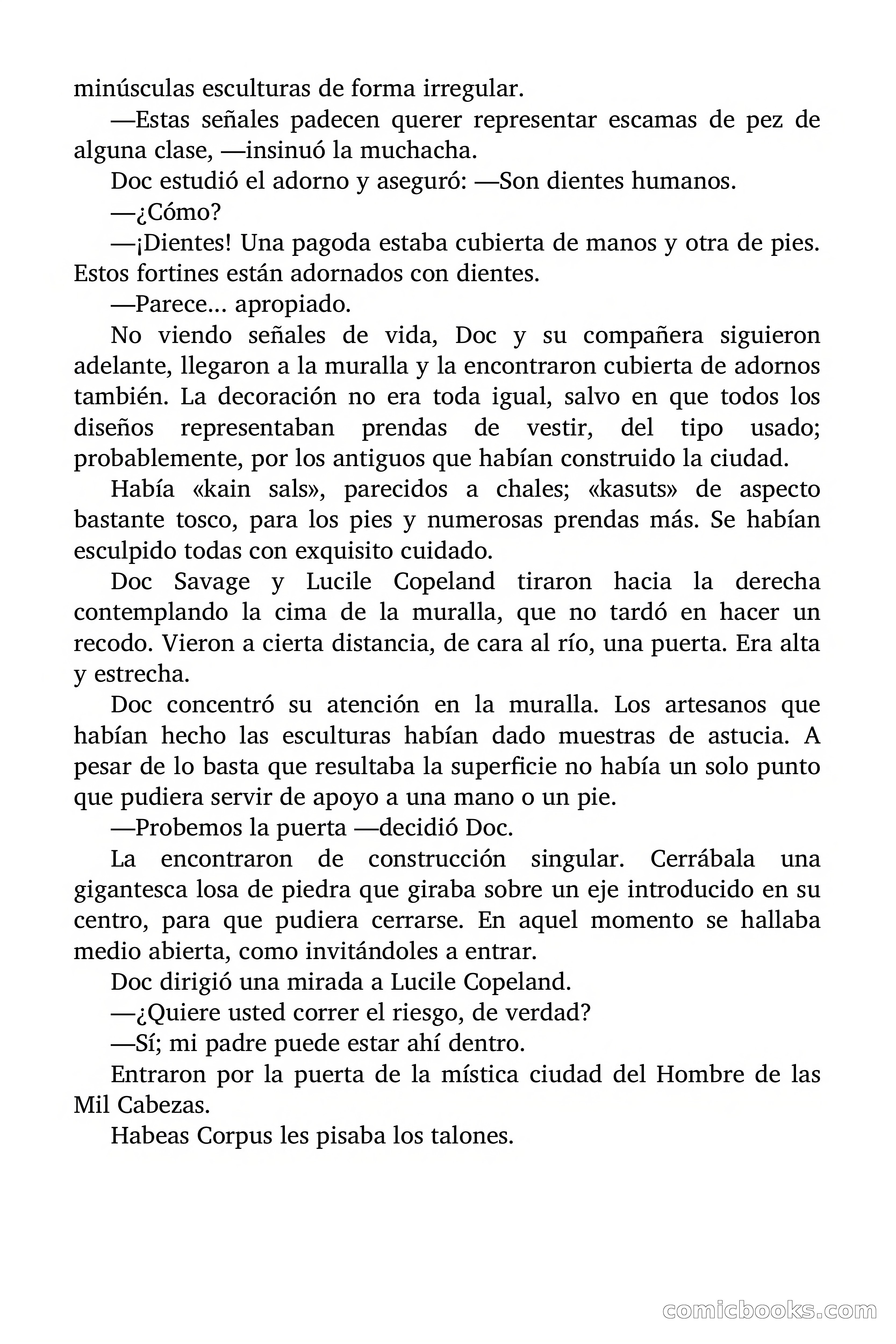 Doc Savage: El hombre de las mil cabezas — page 137 of 179