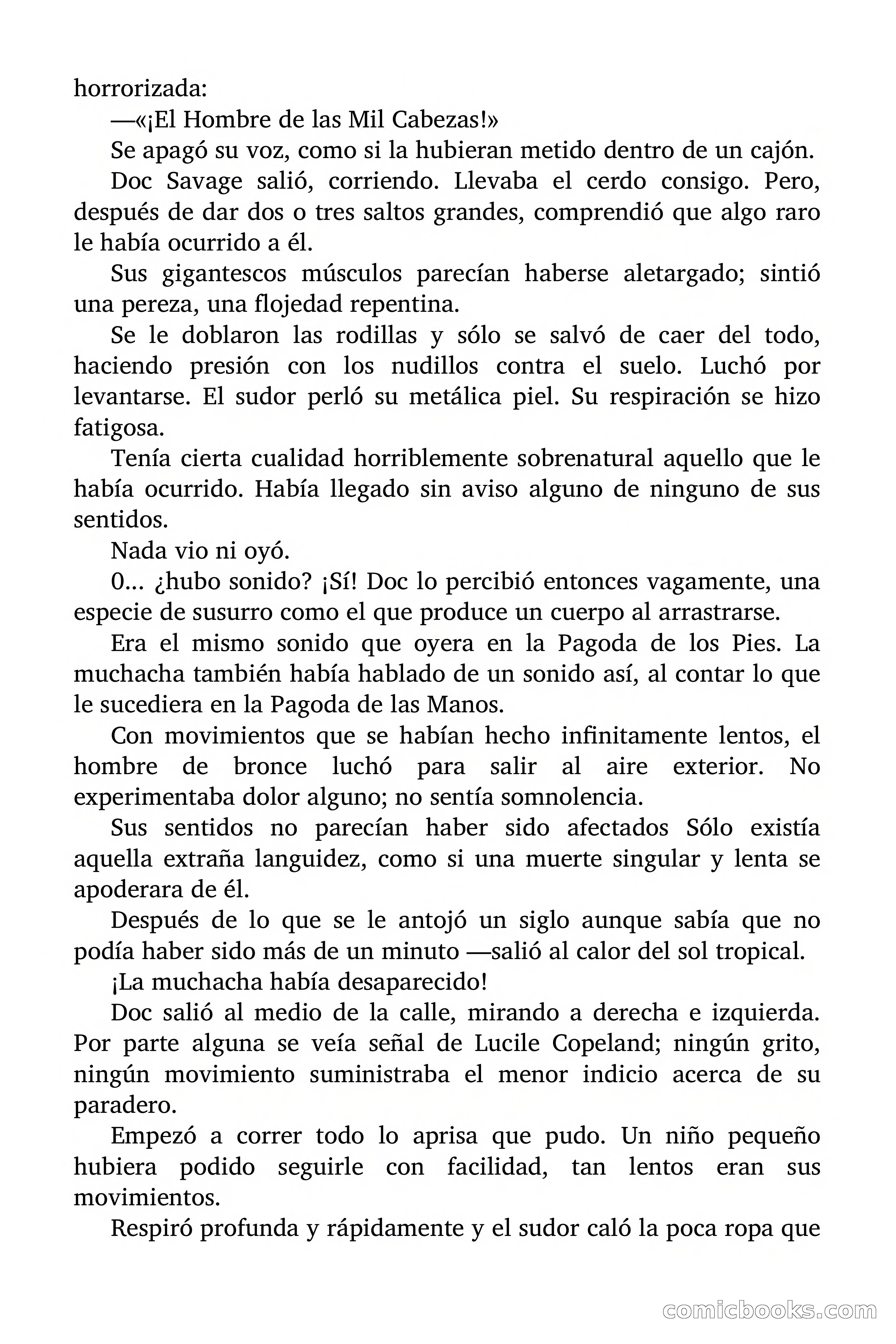 Doc Savage: El hombre de las mil cabezas — page 143 of 179