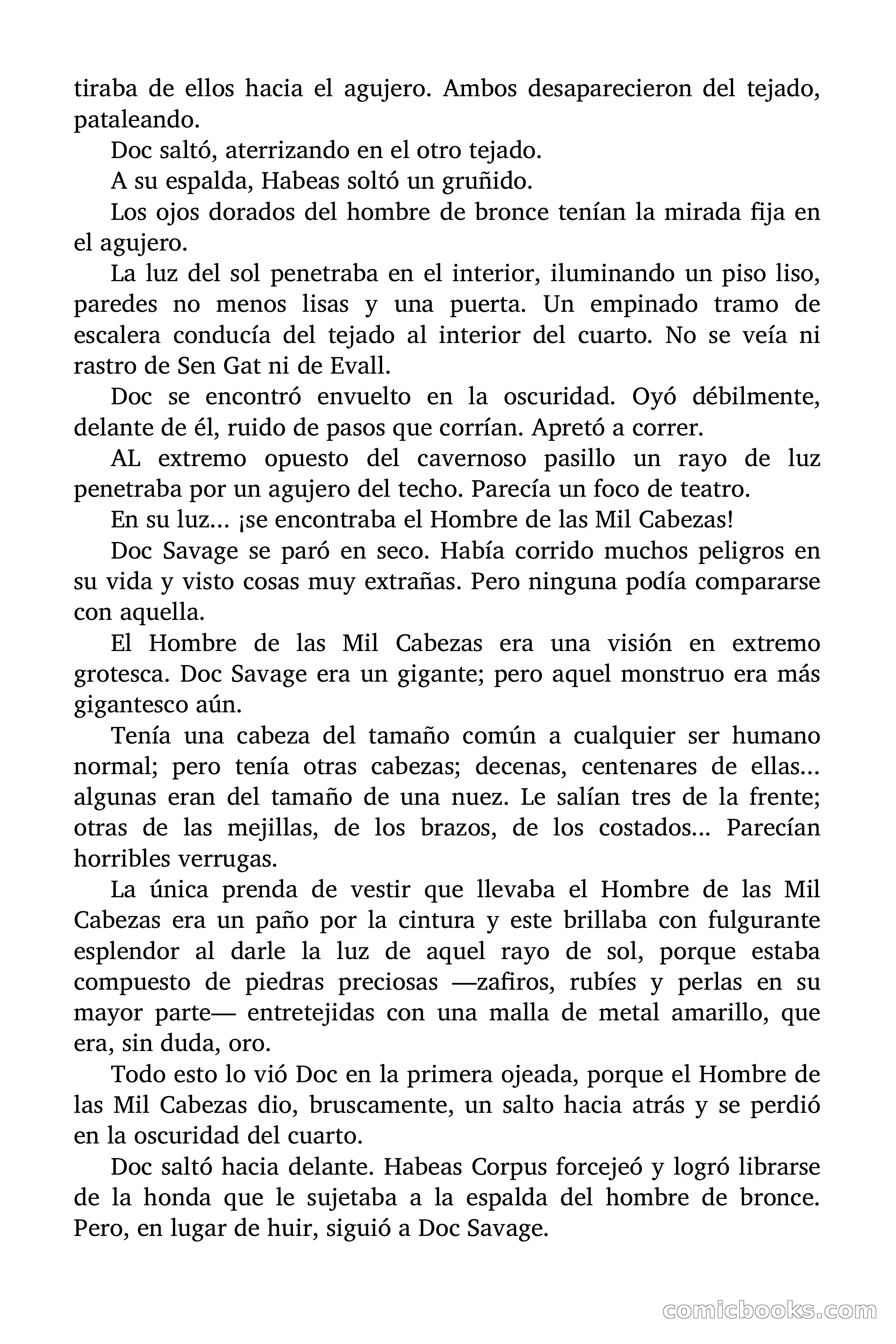 Doc Savage: El hombre de las mil cabezas — page 150 of 179