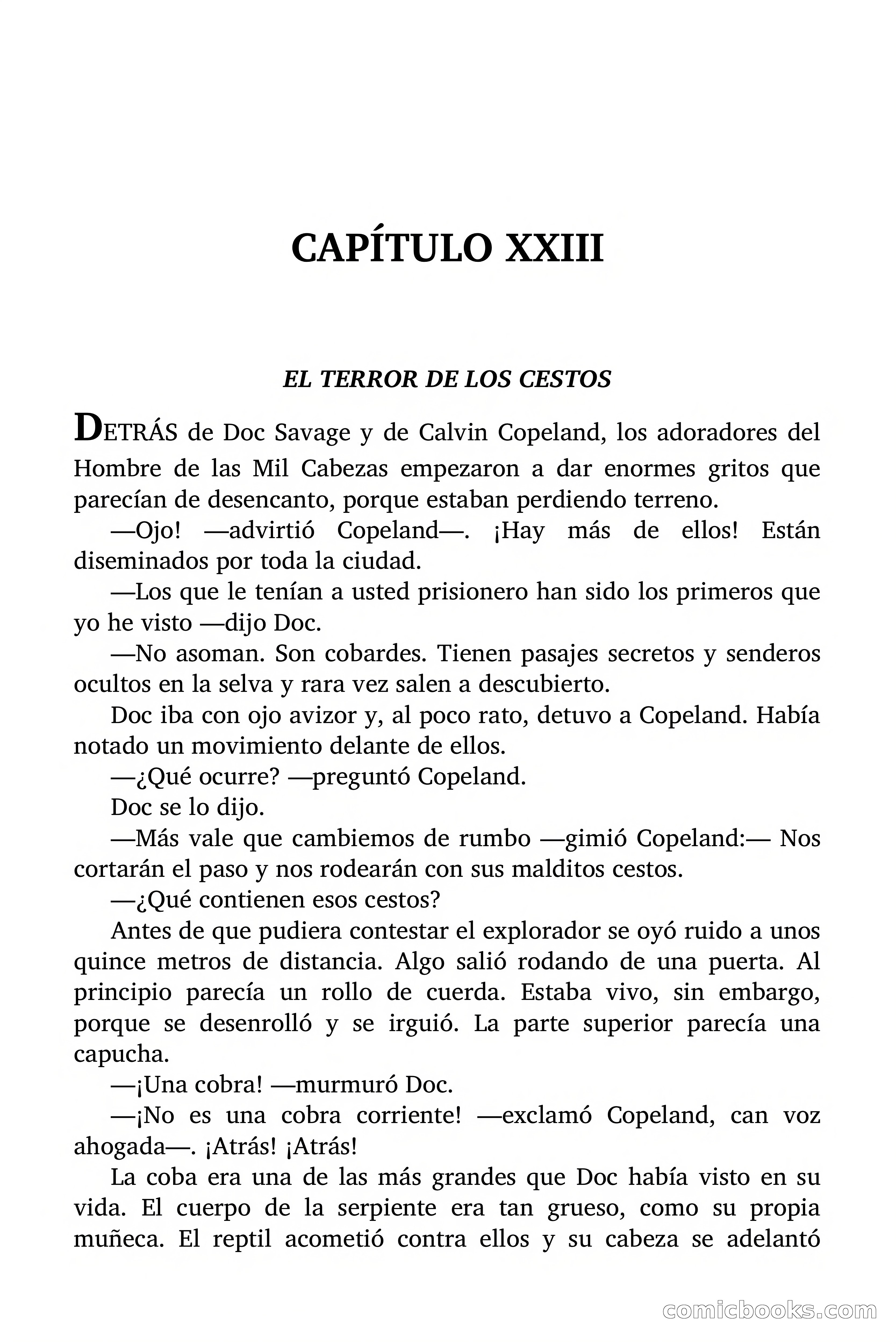 Doc Savage: El hombre de las mil cabezas — page 158 of 179