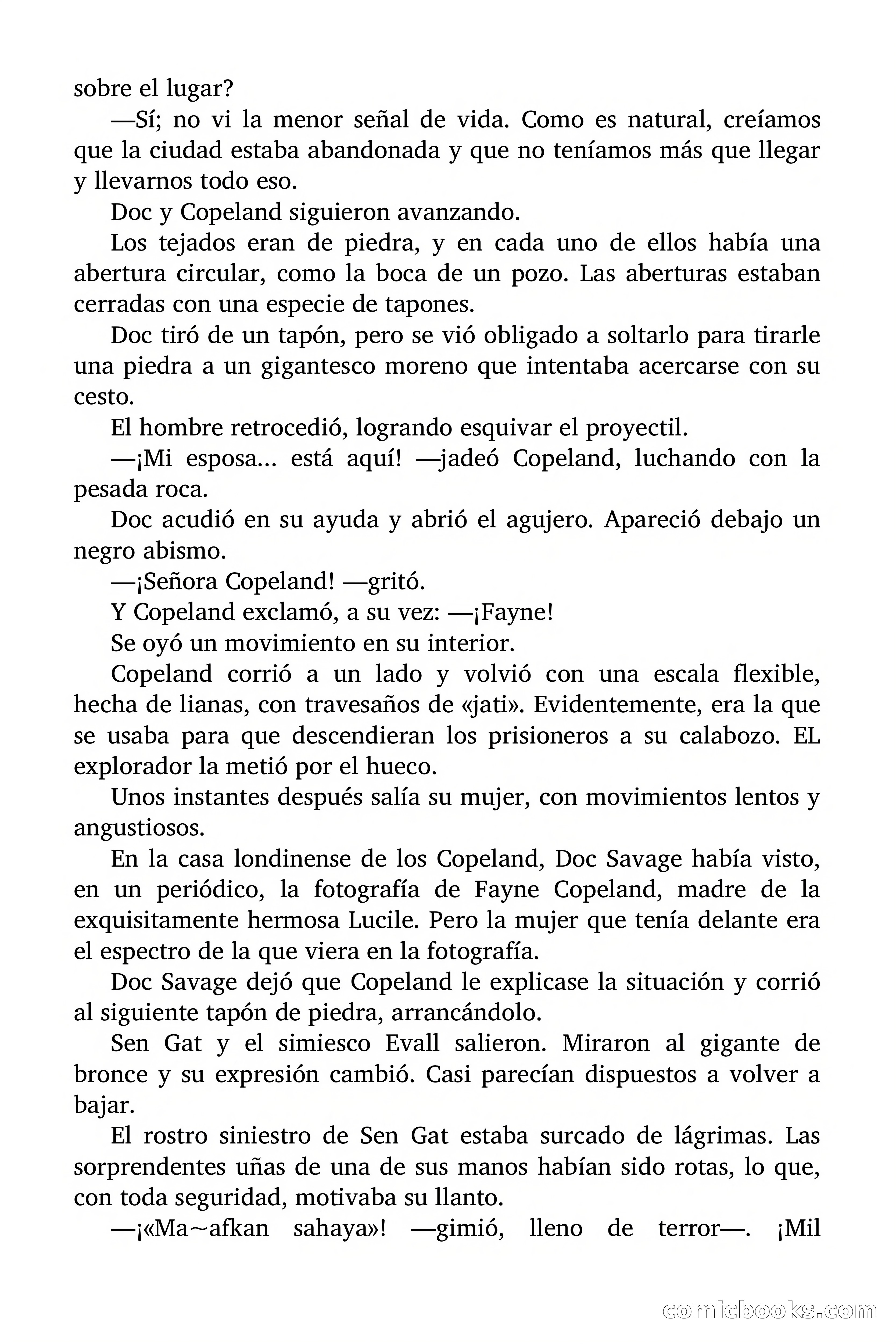 Doc Savage: El hombre de las mil cabezas — page 162 of 179