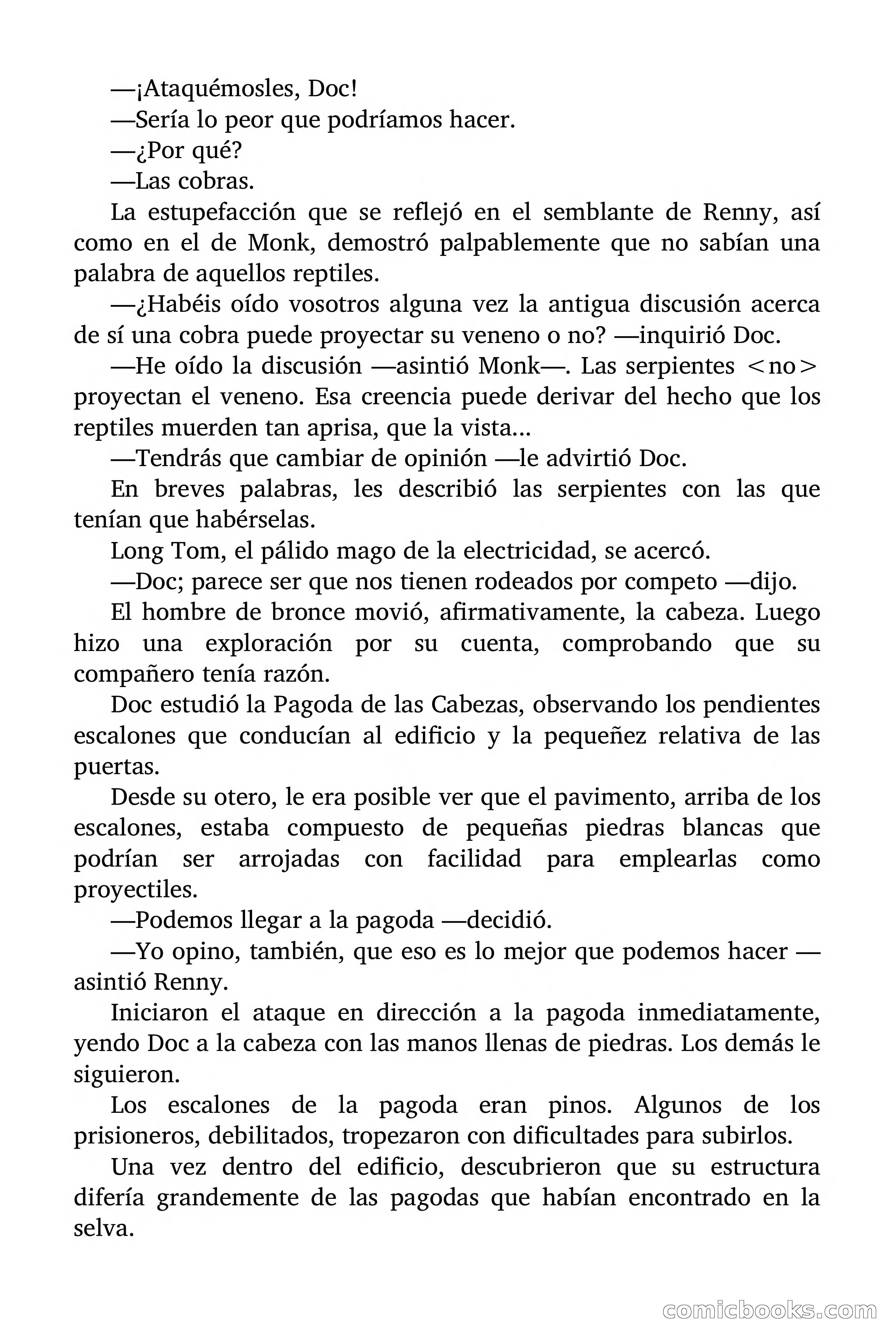 Doc Savage: El hombre de las mil cabezas — page 166 of 179