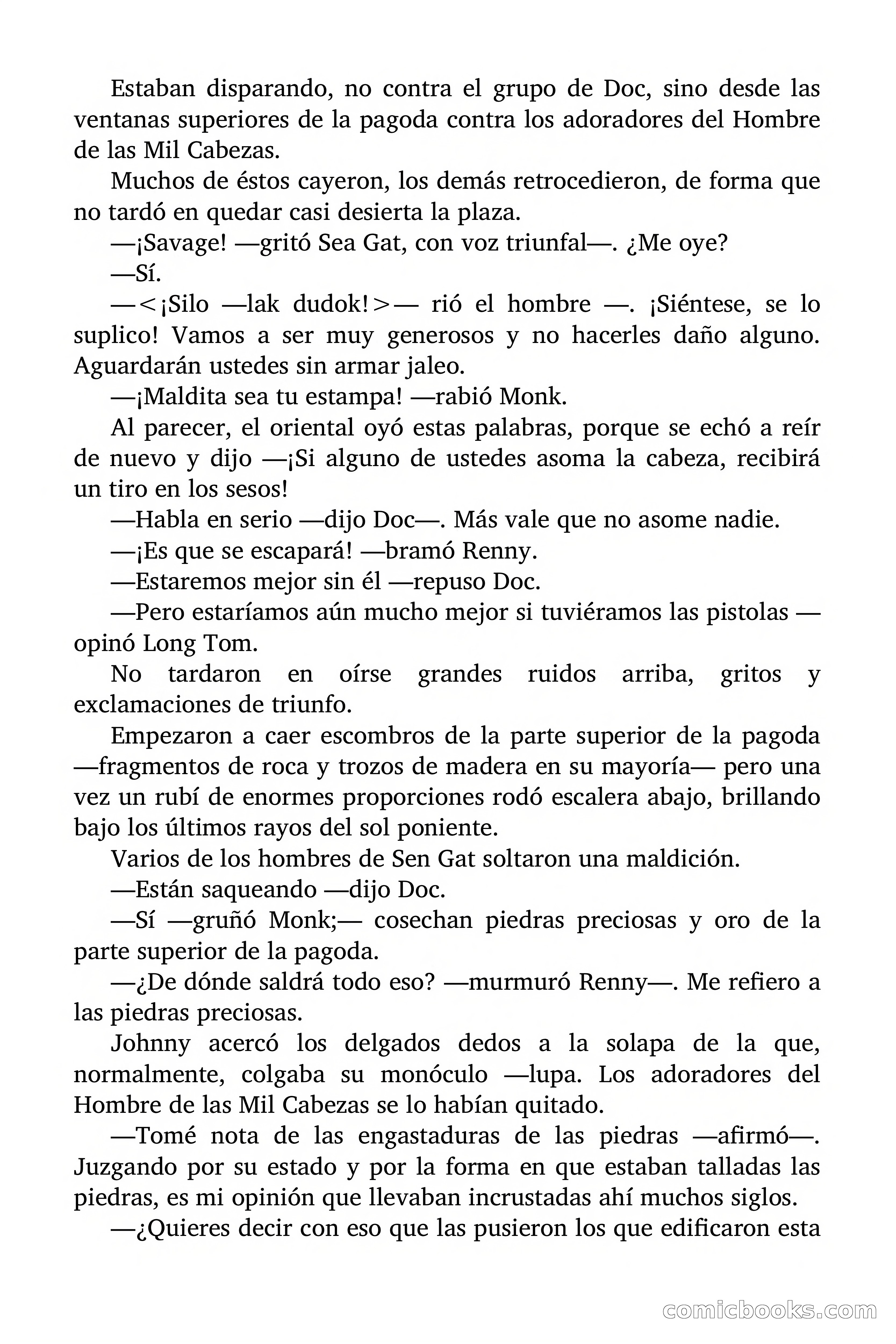 Doc Savage: El hombre de las mil cabezas — page 170 of 179