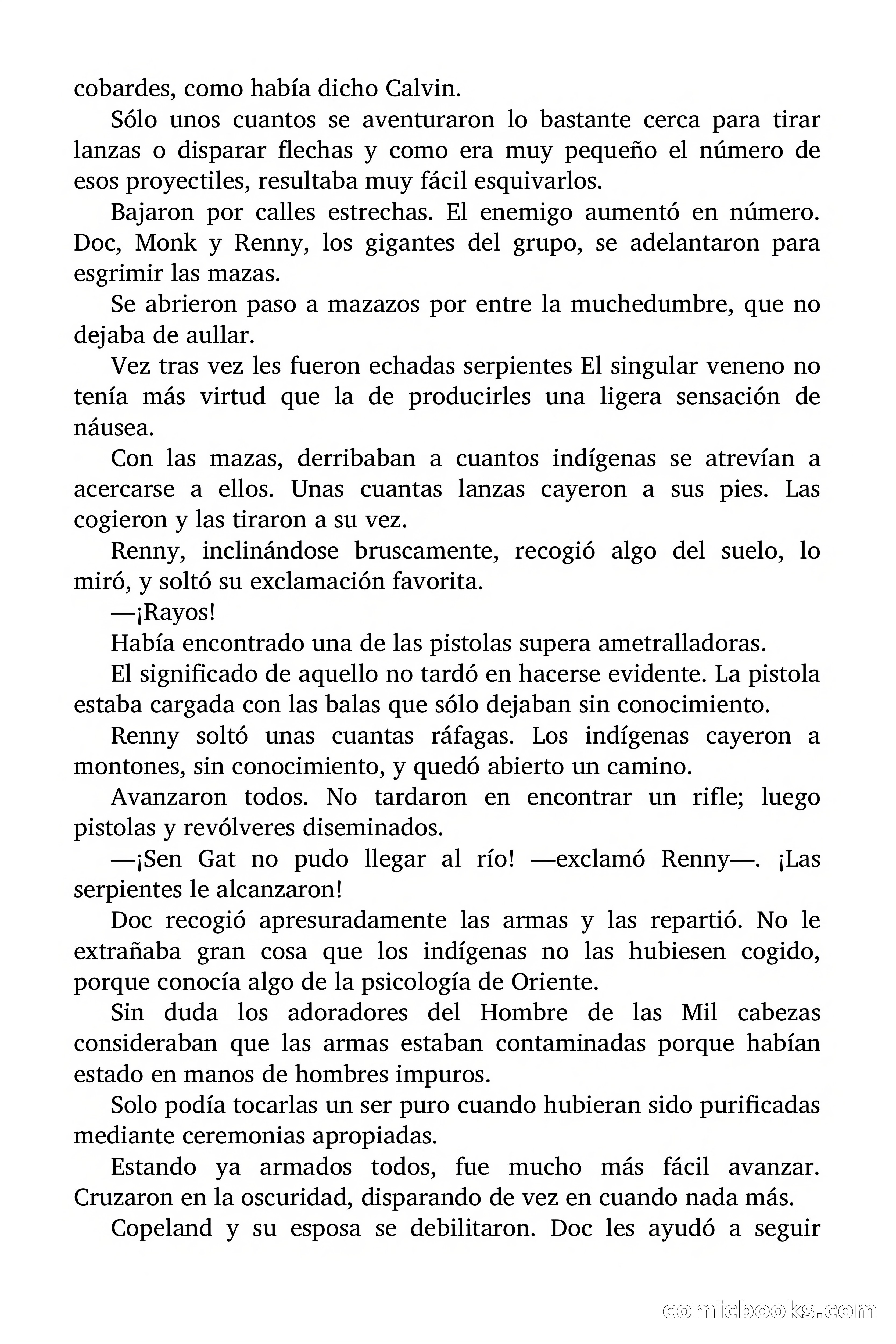 Doc Savage: El hombre de las mil cabezas — page 176 of 179