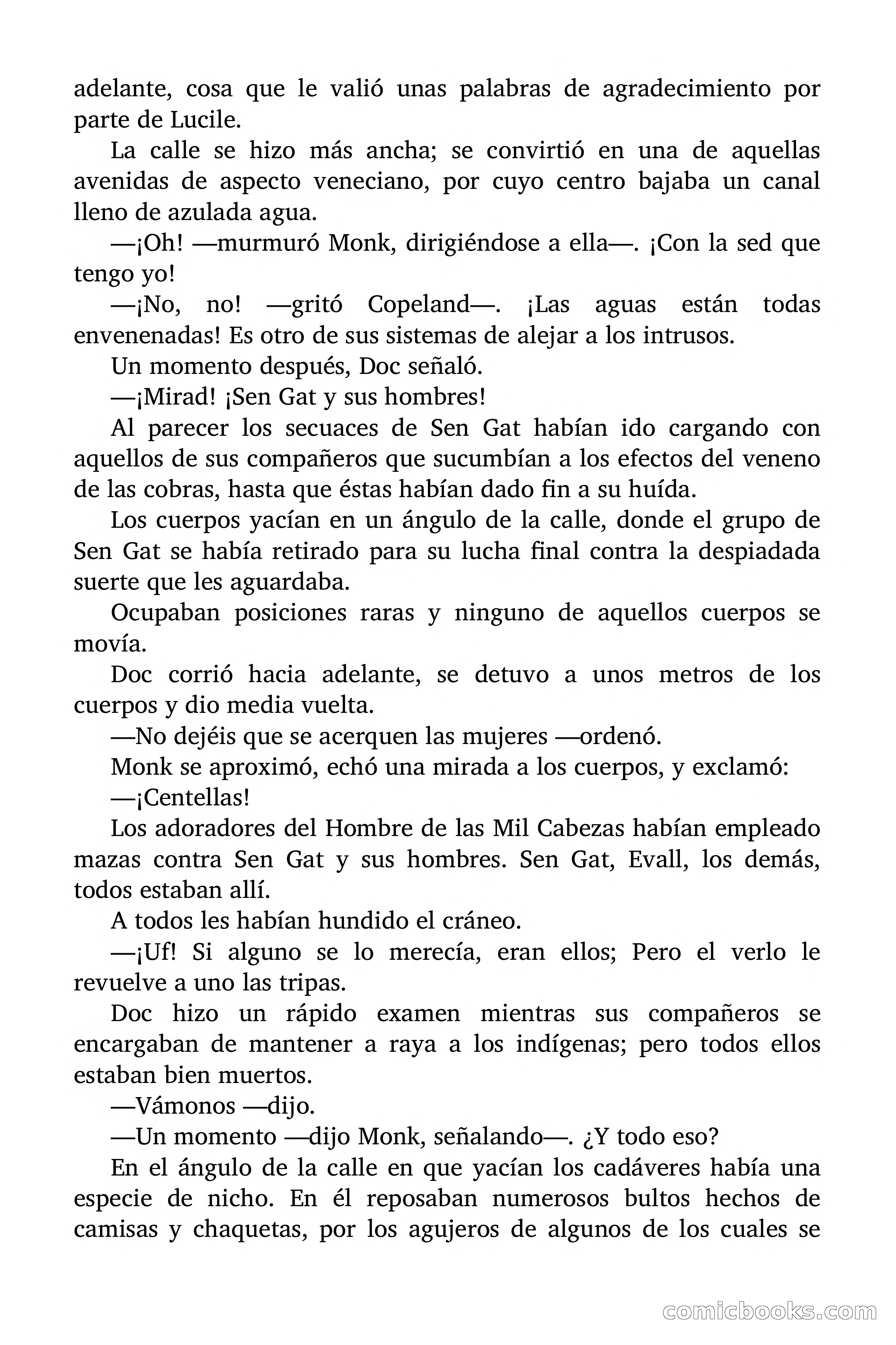 Doc Savage: El hombre de las mil cabezas — page 177 of 179