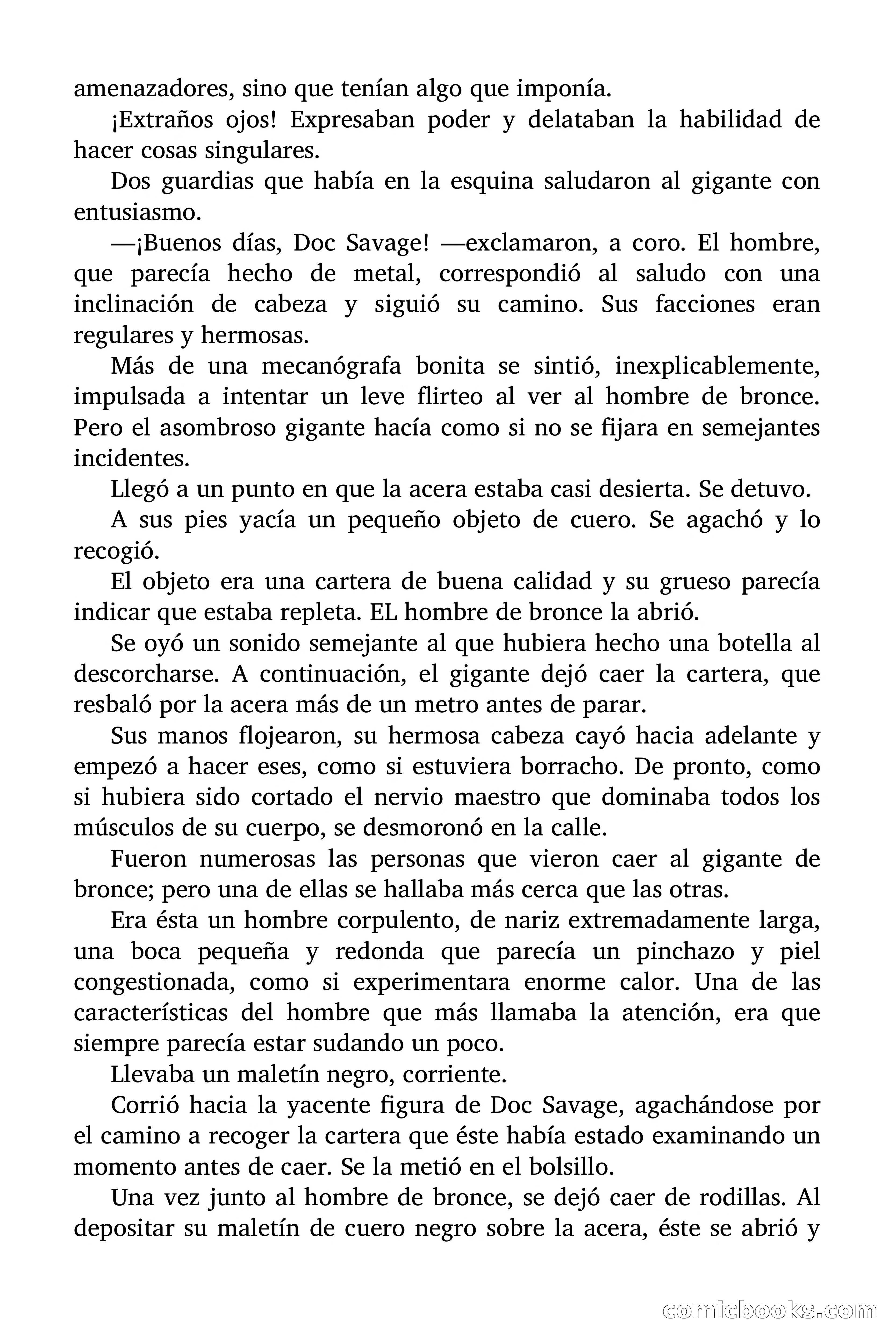 Doc Savage: Manantial de Juventud — page 4 of 155