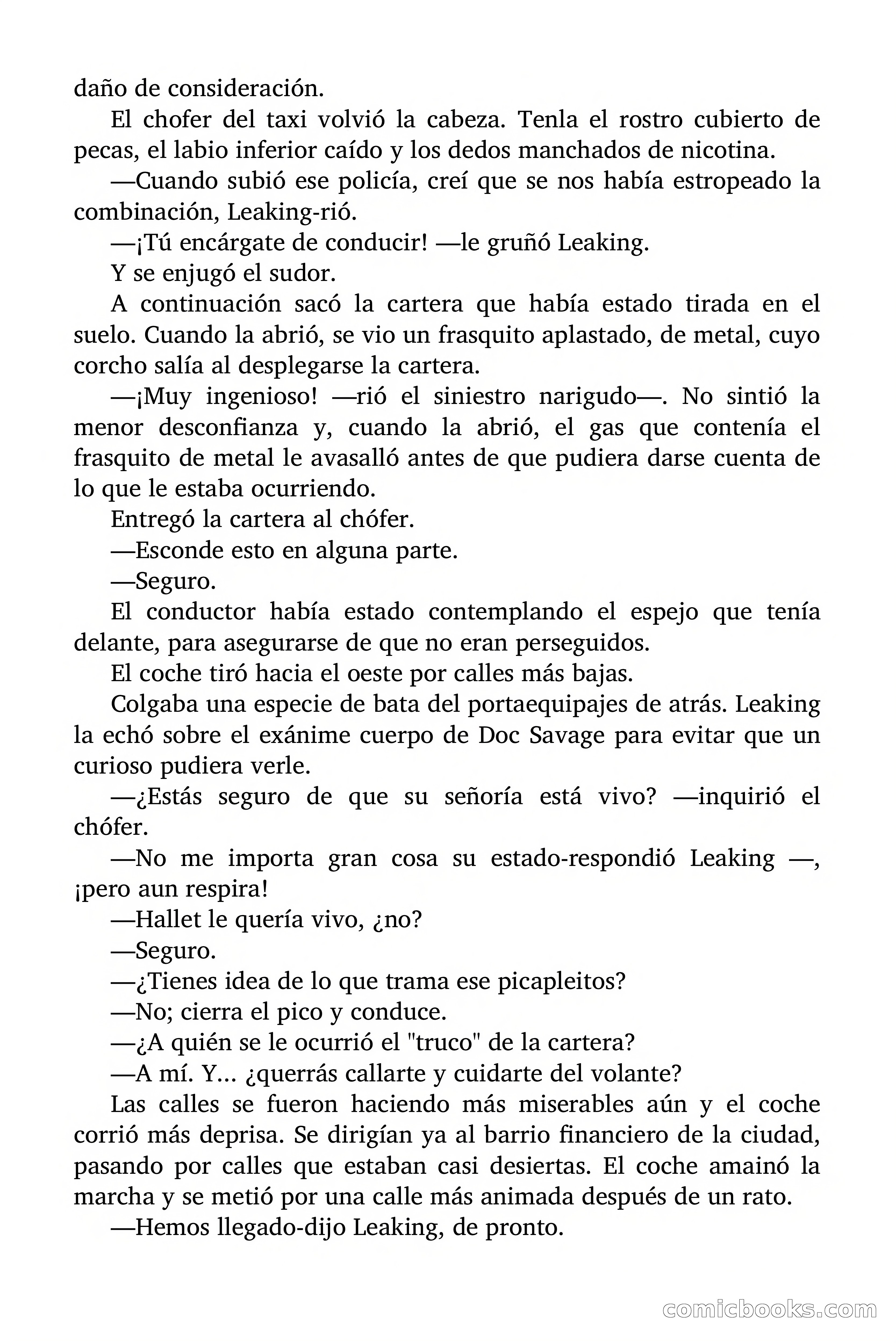 Doc Savage: Manantial de Juventud — page 6 of 155