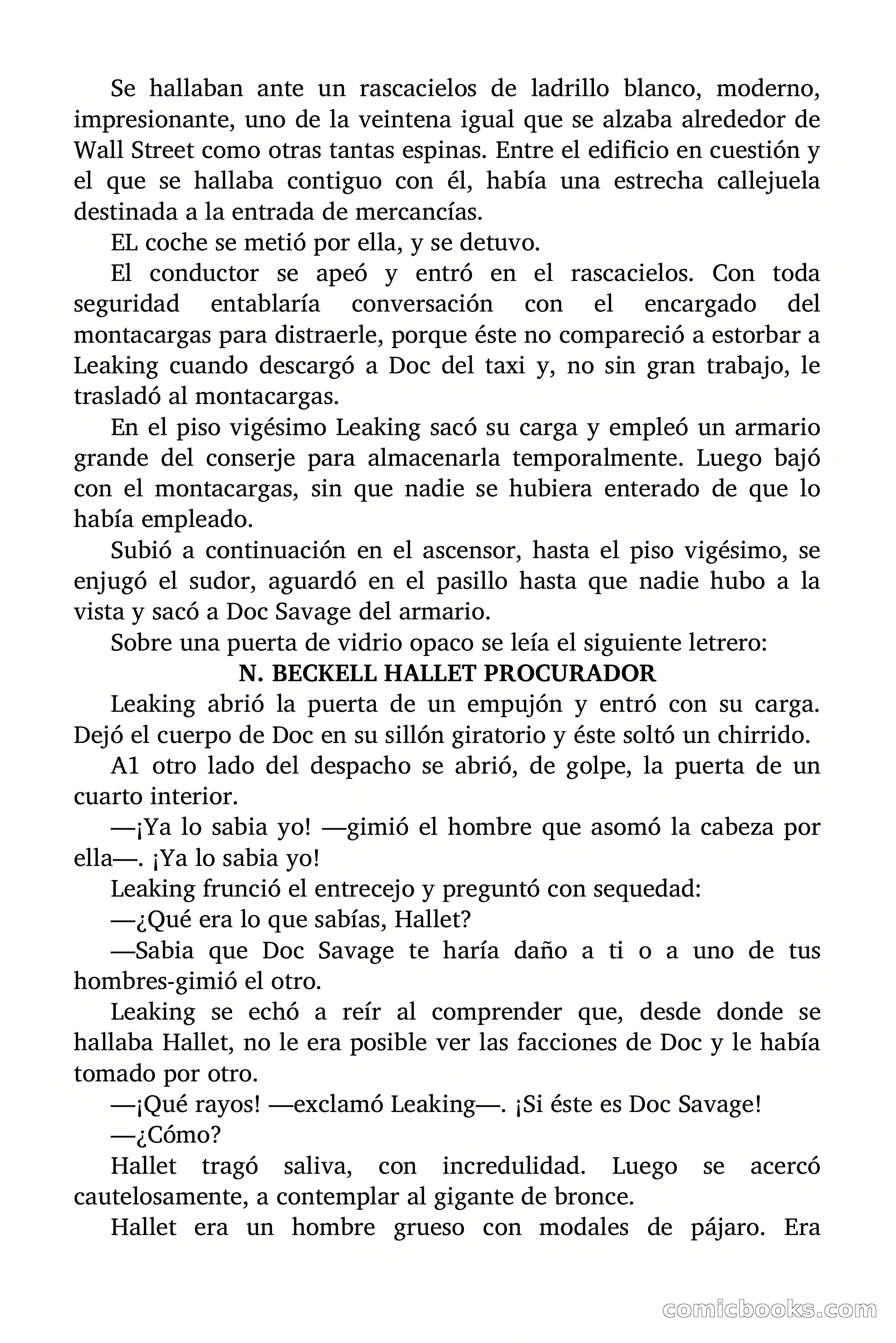 Doc Savage: Manantial de Juventud — page 7 of 155