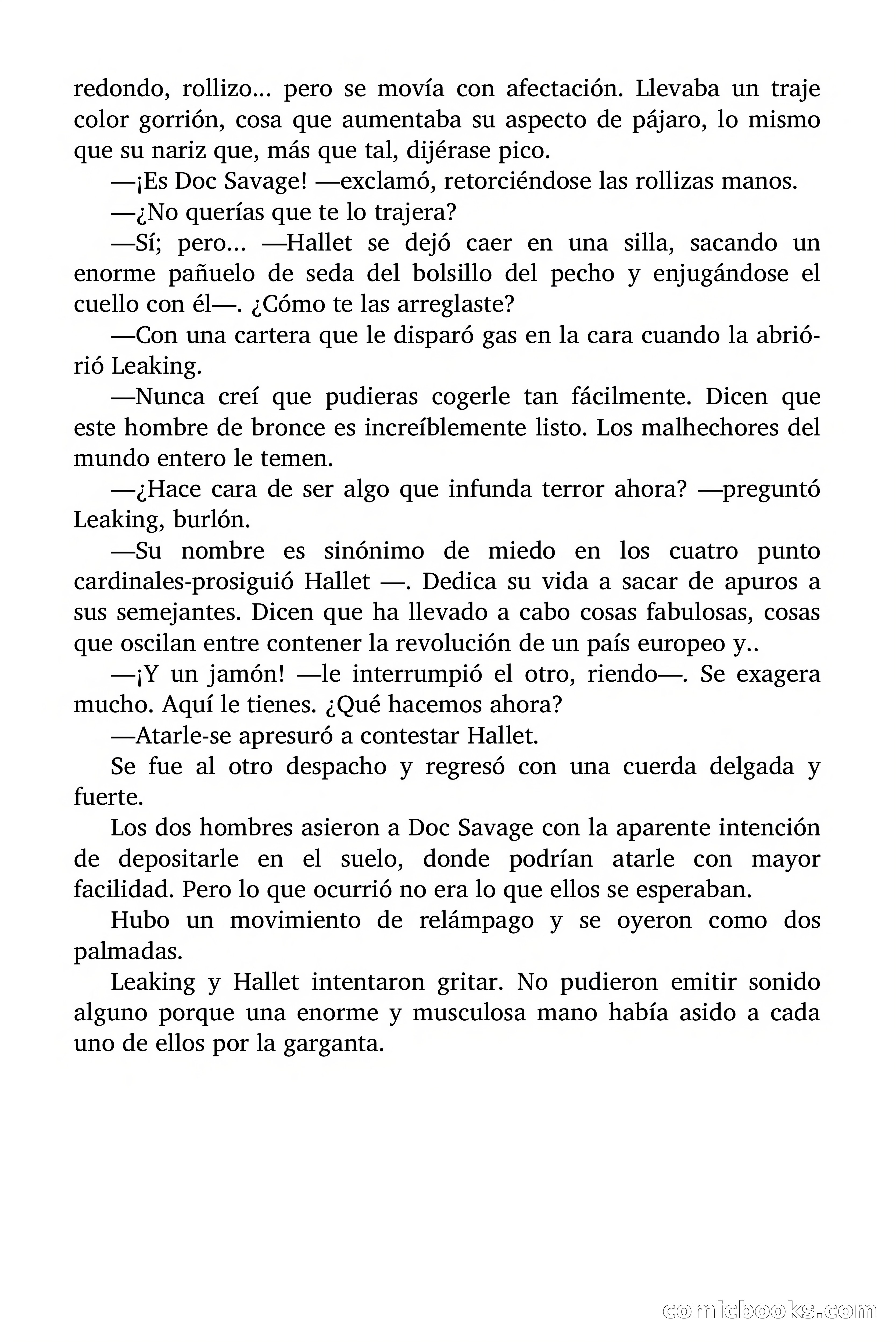 Doc Savage: Manantial de Juventud — page 8 of 155