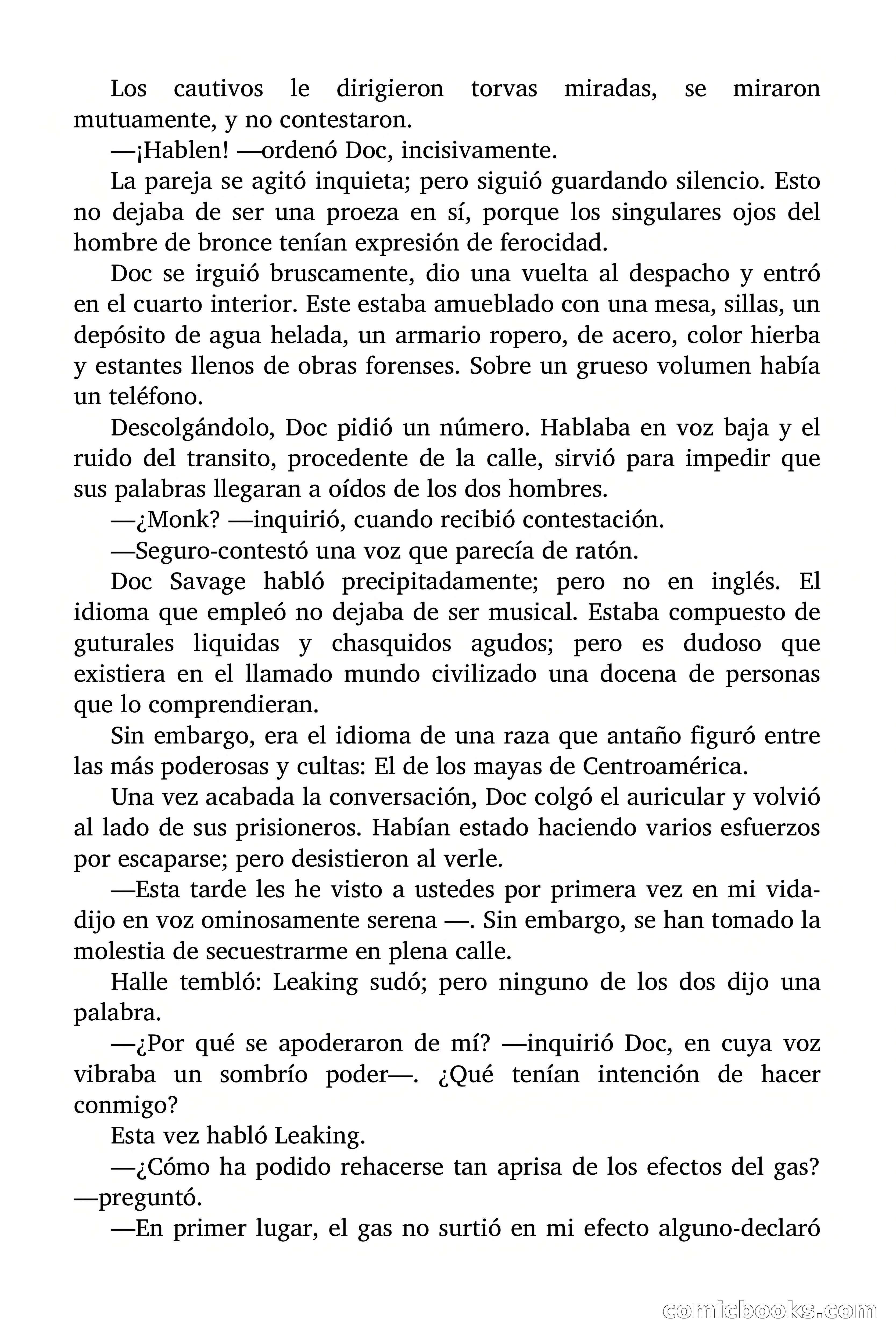 Doc Savage: Manantial de Juventud — page 10 of 155