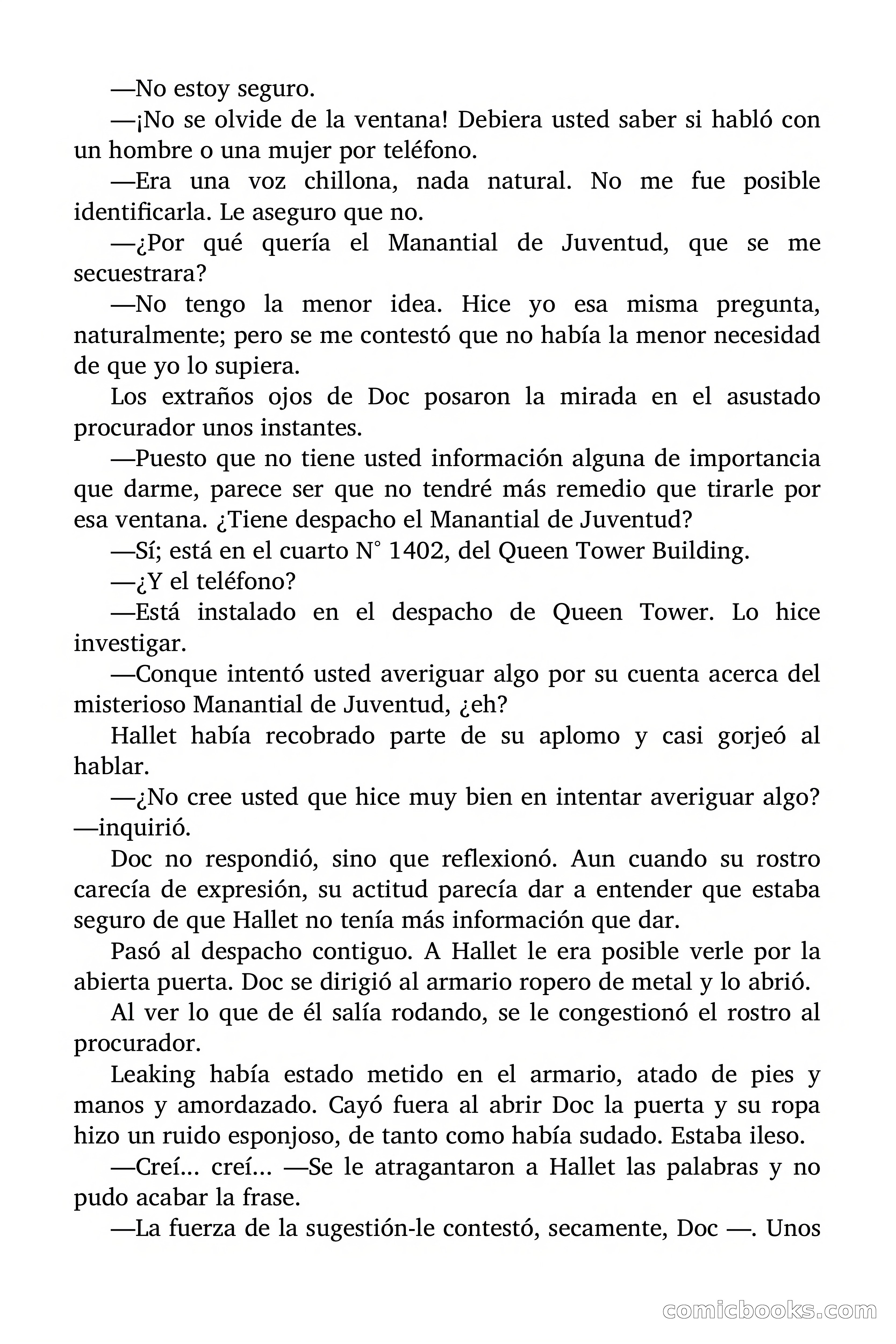 Doc Savage: Manantial de Juventud — page 14 of 155