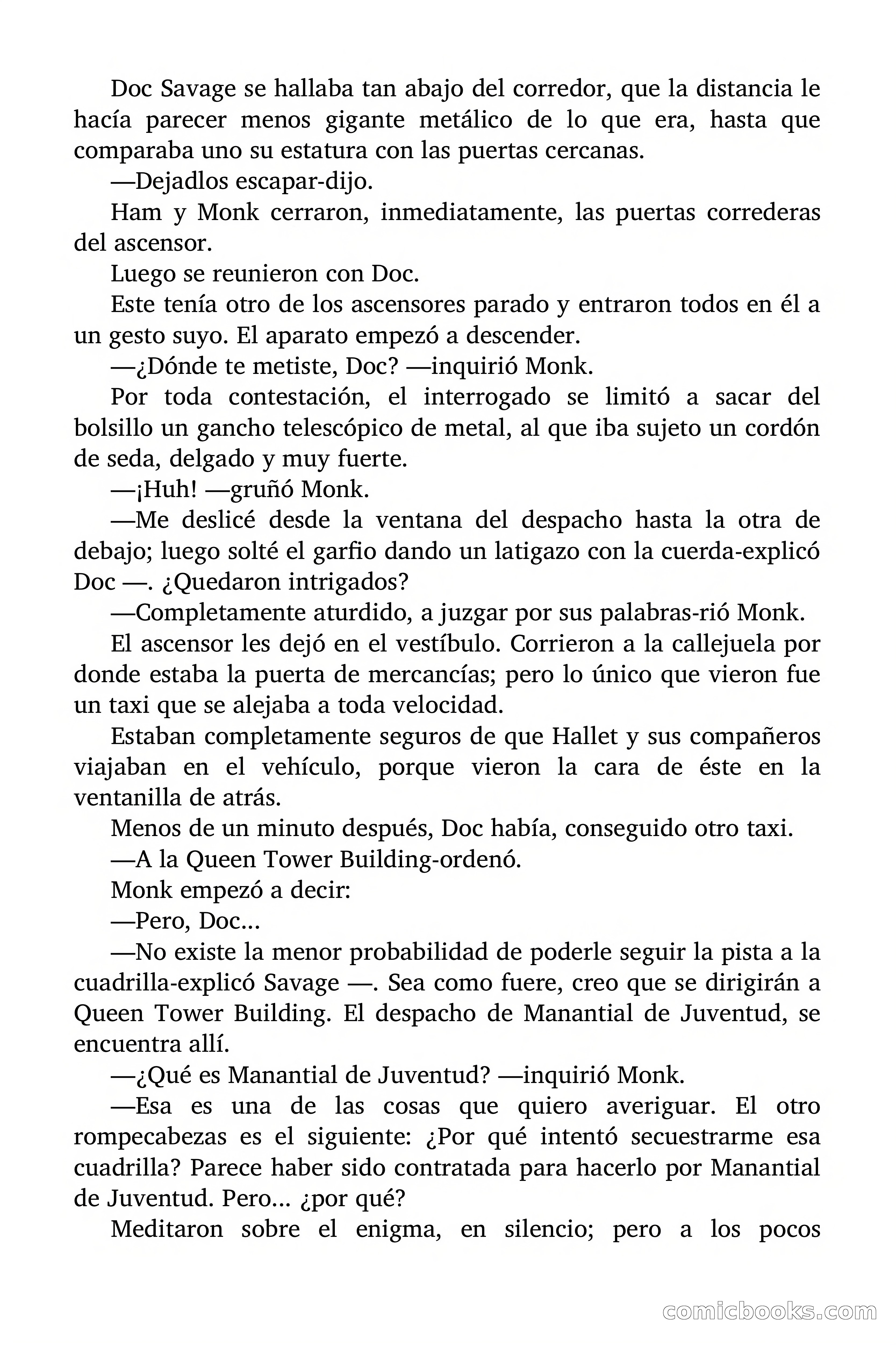 Doc Savage: Manantial de Juventud — page 22 of 155