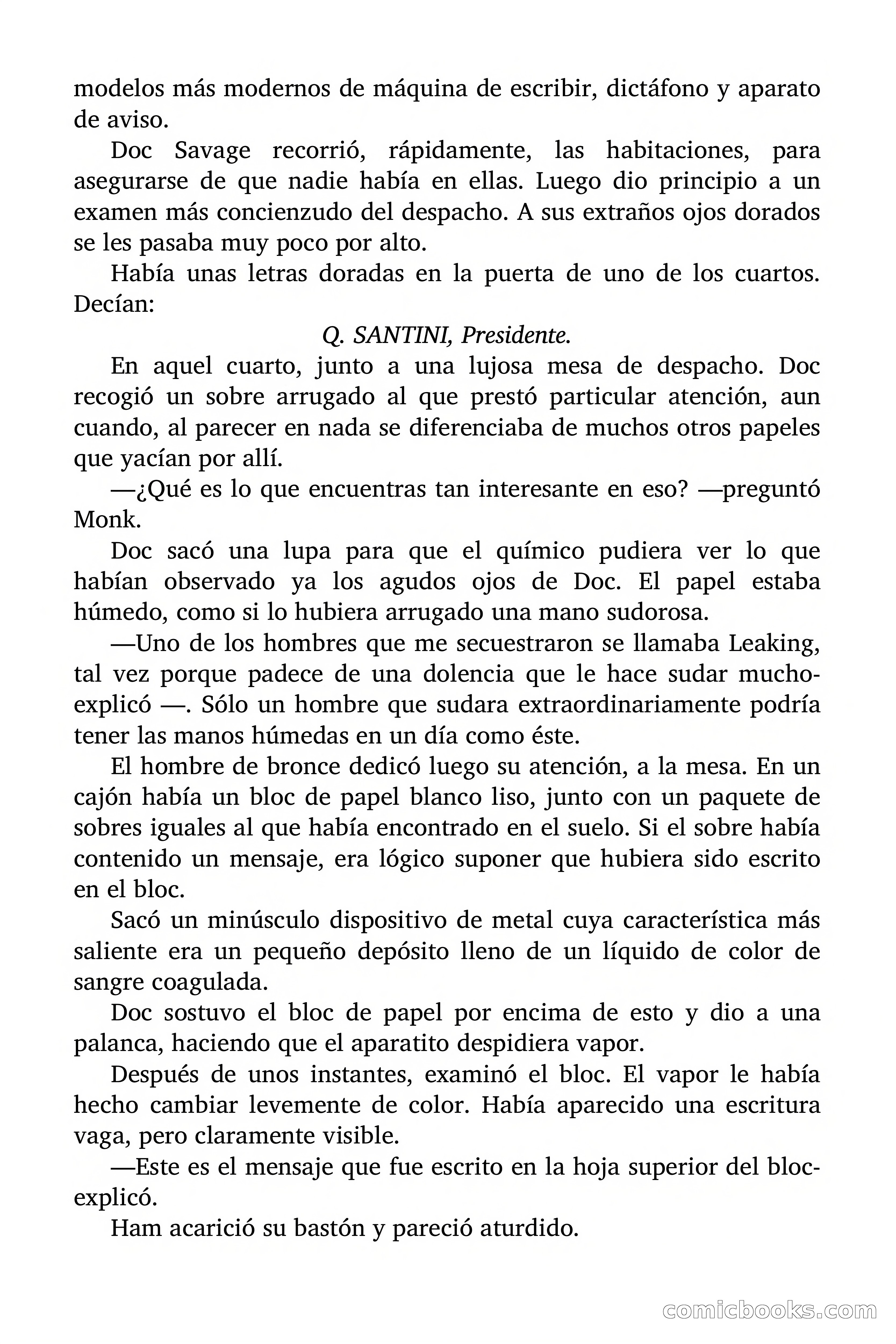 Doc Savage: Manantial de Juventud — page 26 of 155