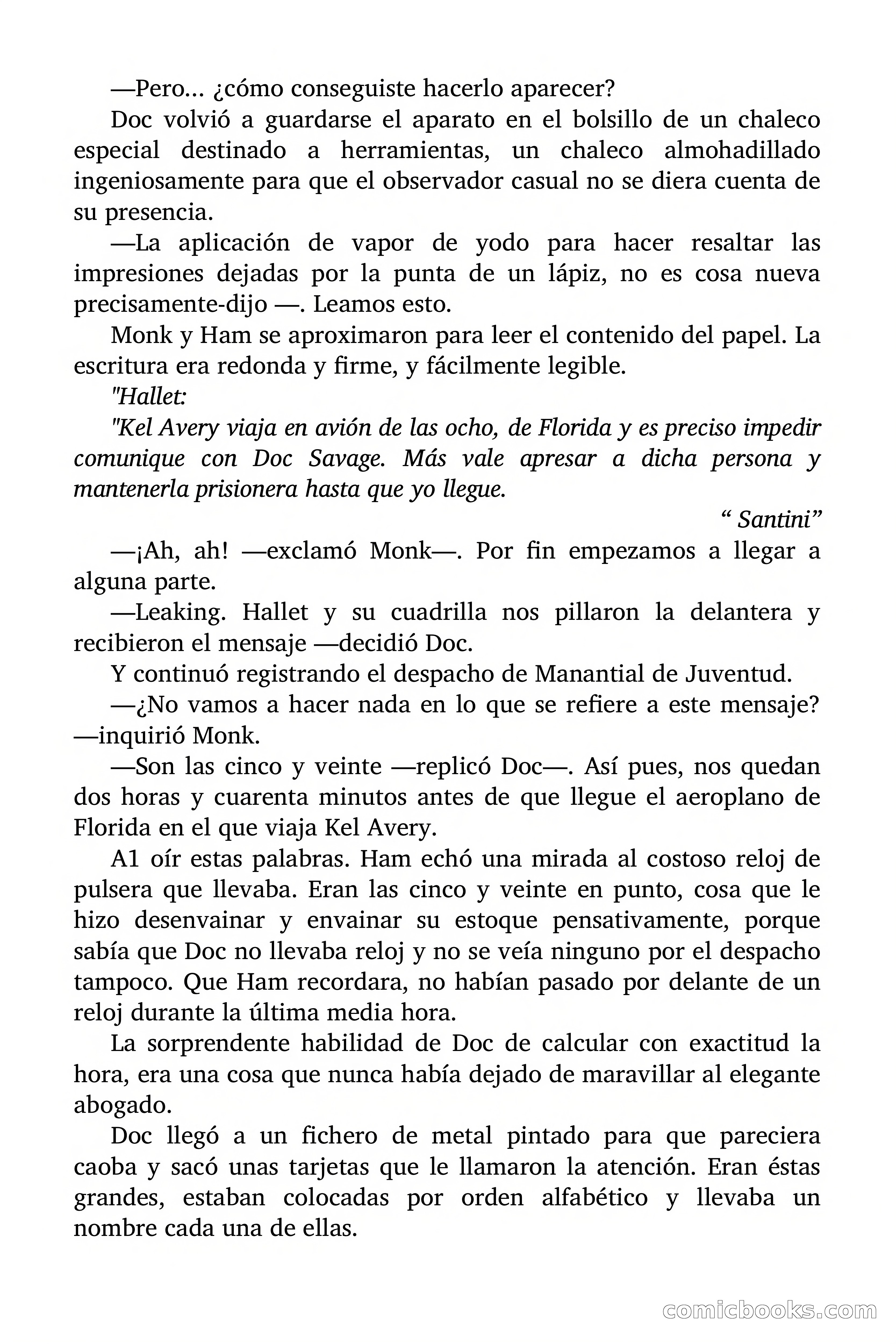 Doc Savage: Manantial de Juventud — page 27 of 155