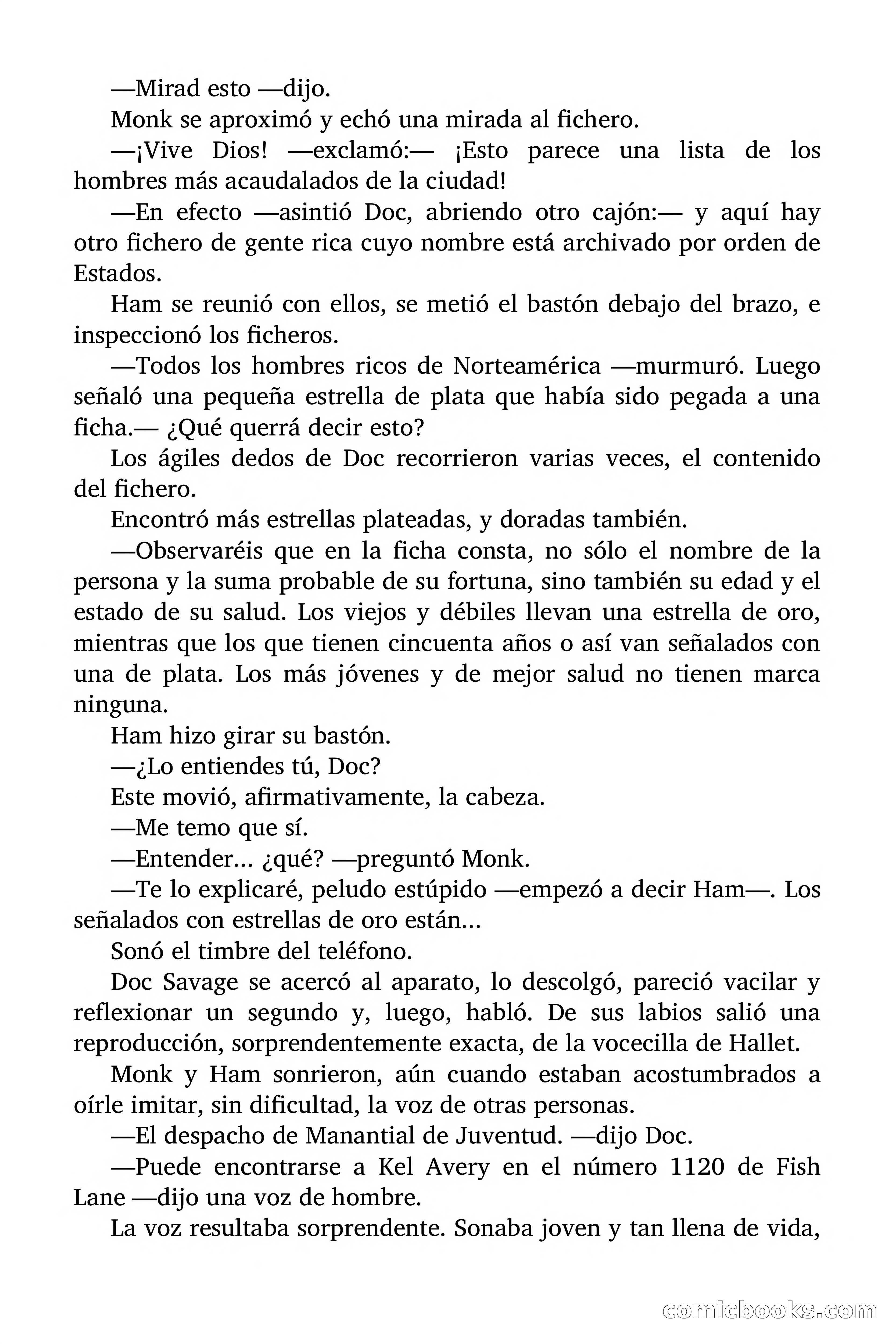 Doc Savage: Manantial de Juventud — page 28 of 155