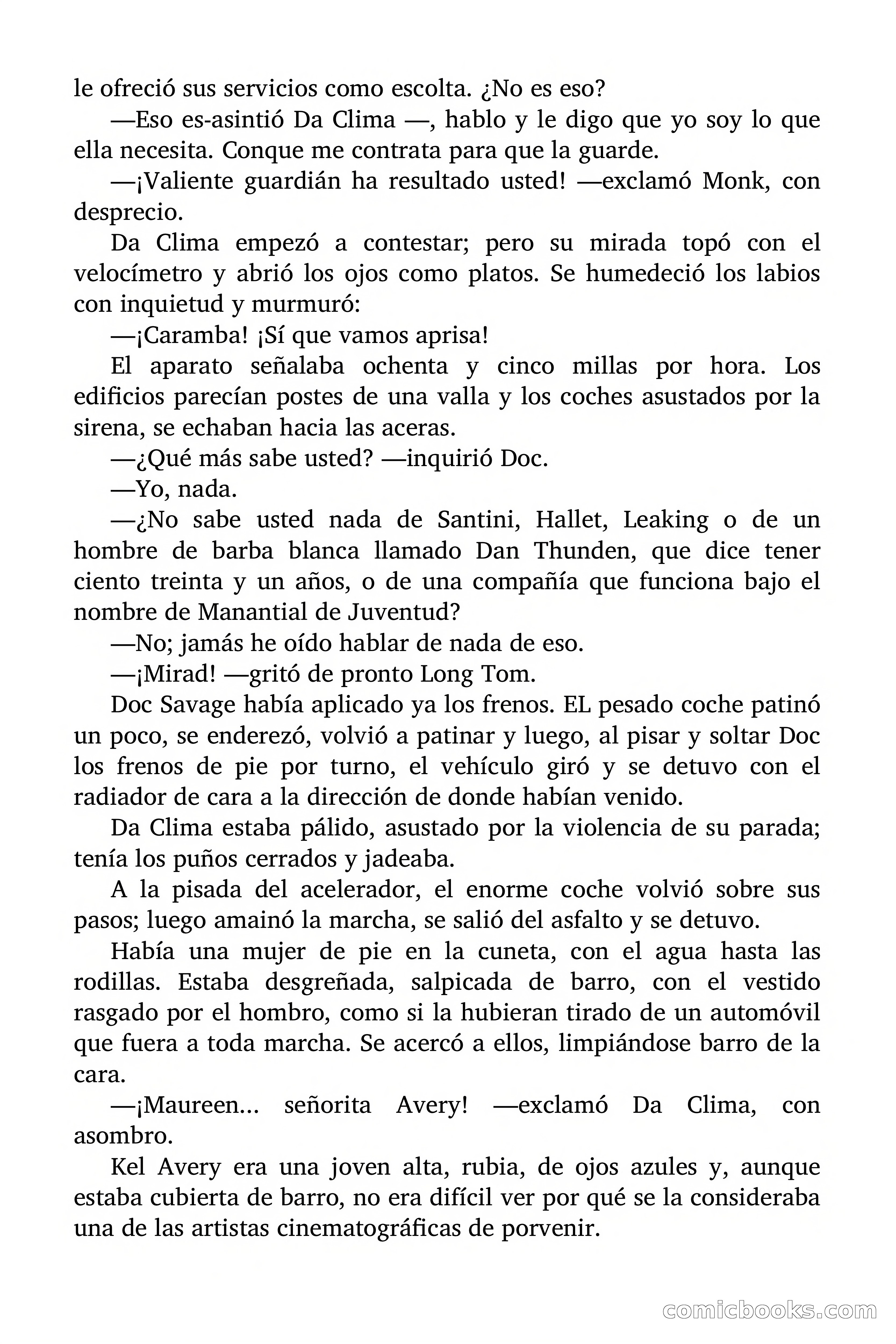 Doc Savage: Manantial de Juventud — page 59 of 155