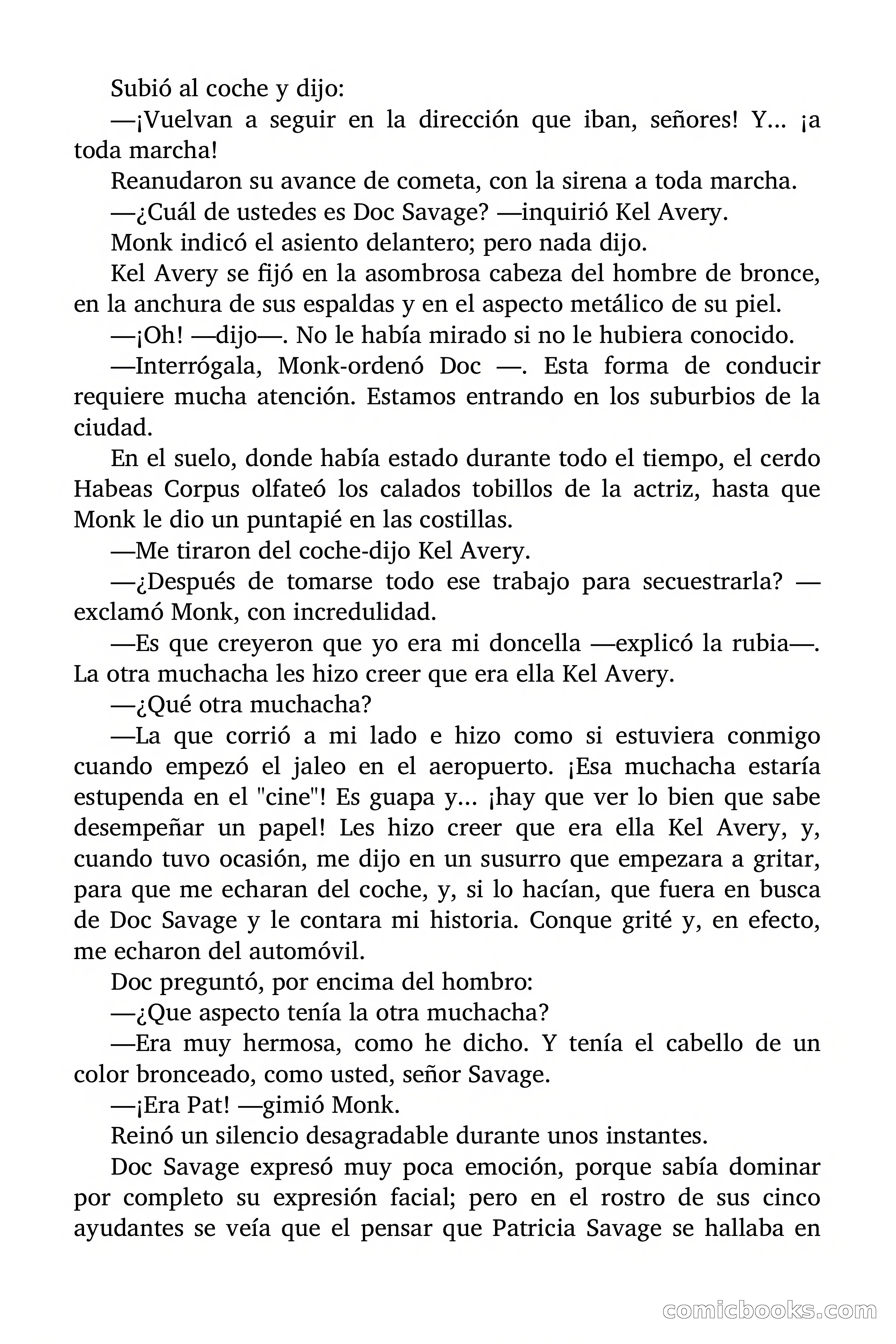 Doc Savage: Manantial de Juventud — page 60 of 155