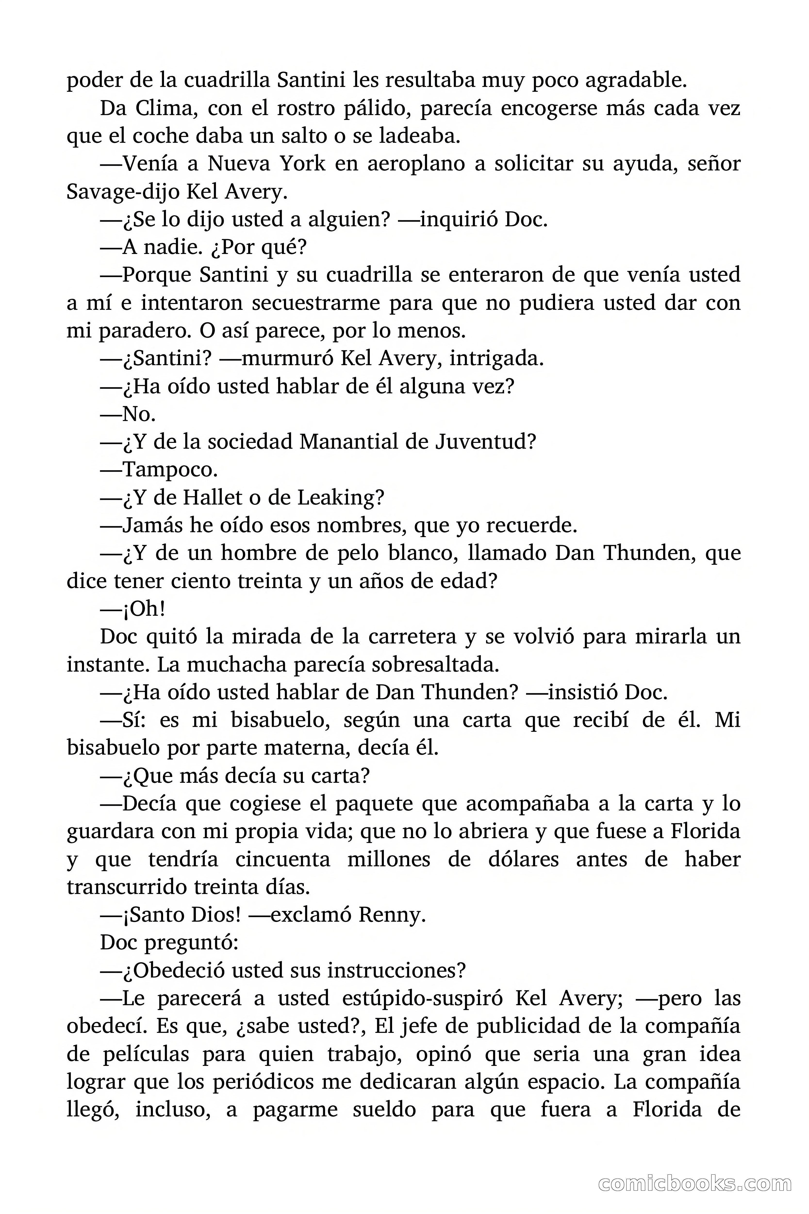 Doc Savage: Manantial de Juventud — page 61 of 155