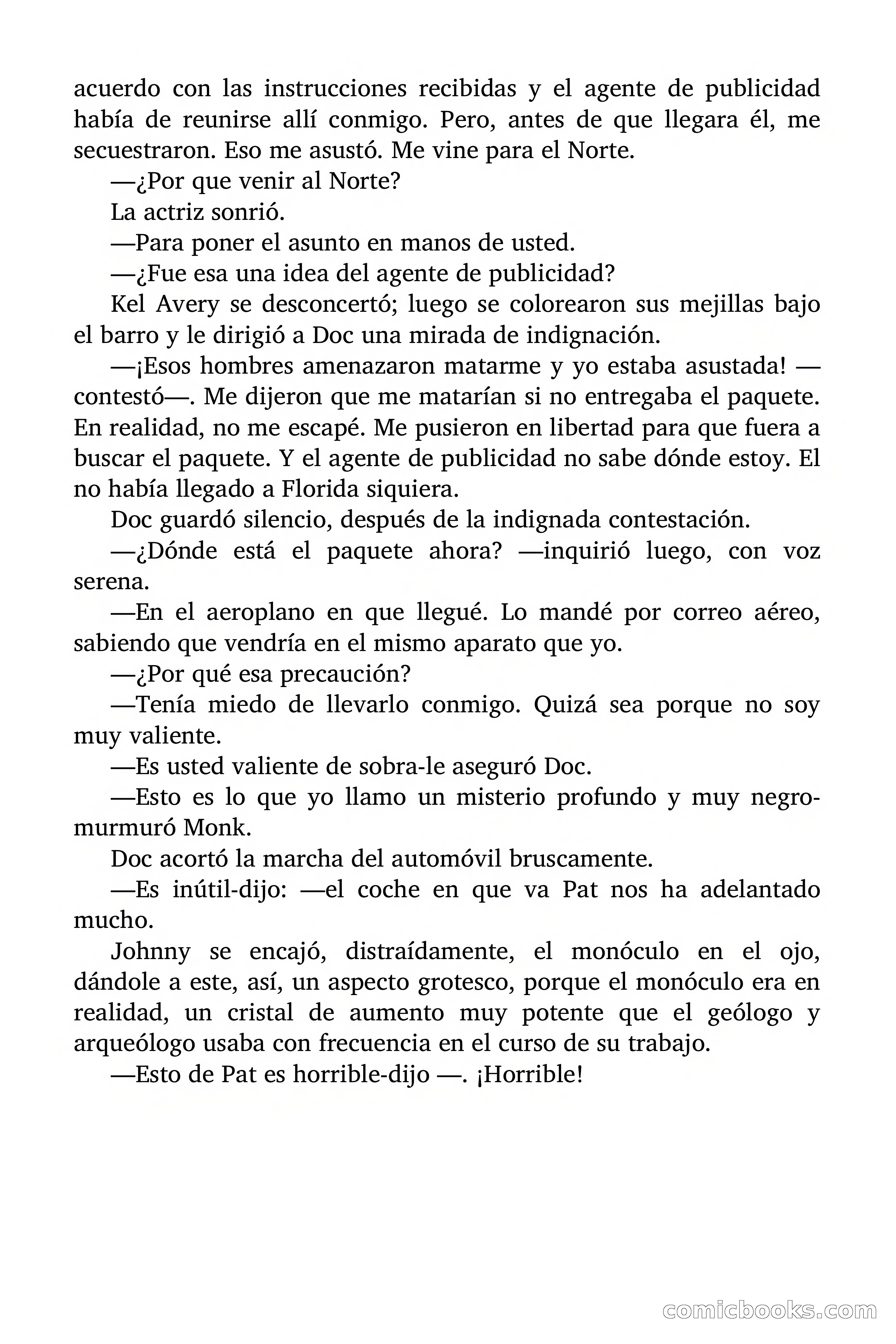 Doc Savage: Manantial de Juventud — page 62 of 155