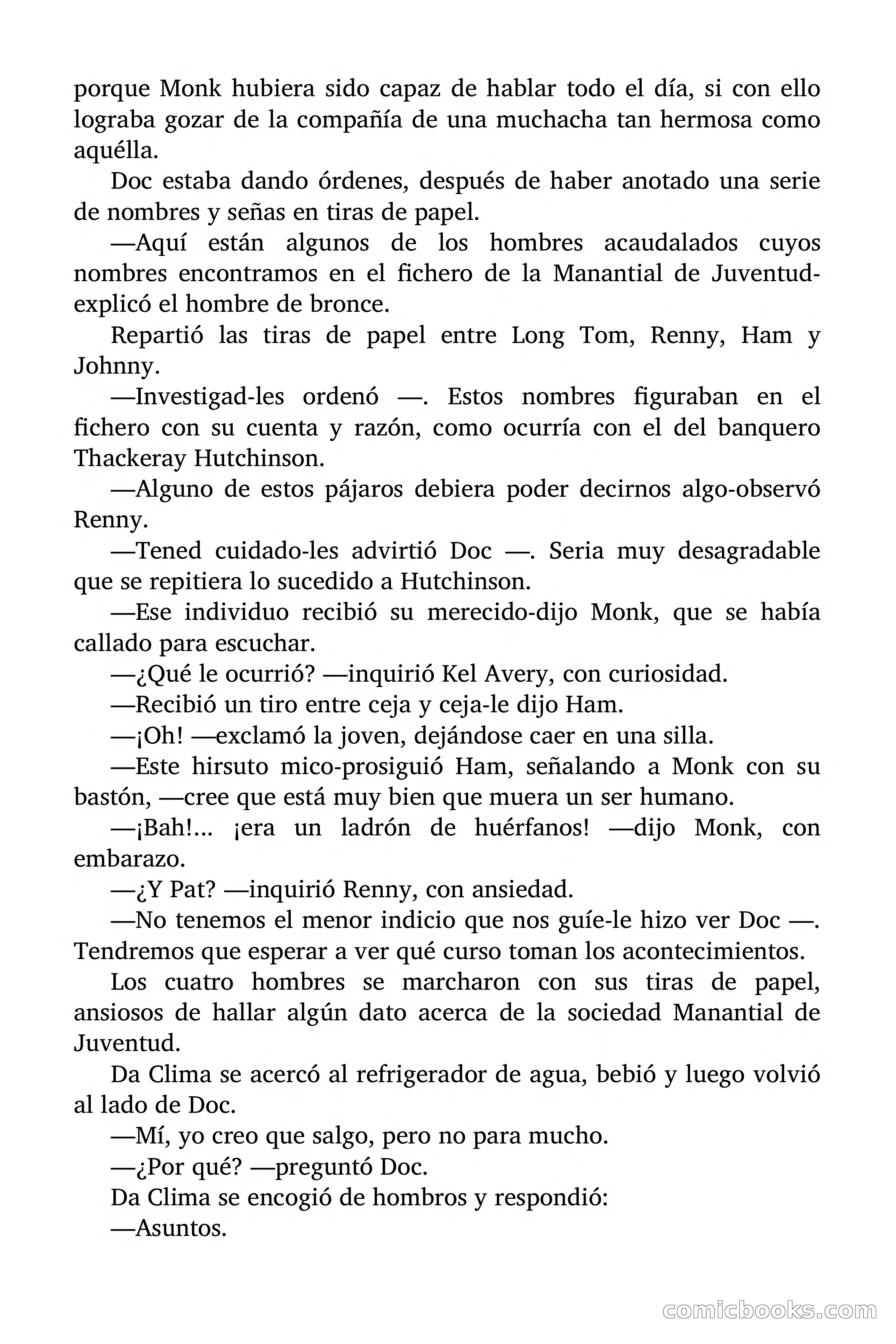 Doc Savage: Manantial de Juventud — page 64 of 155