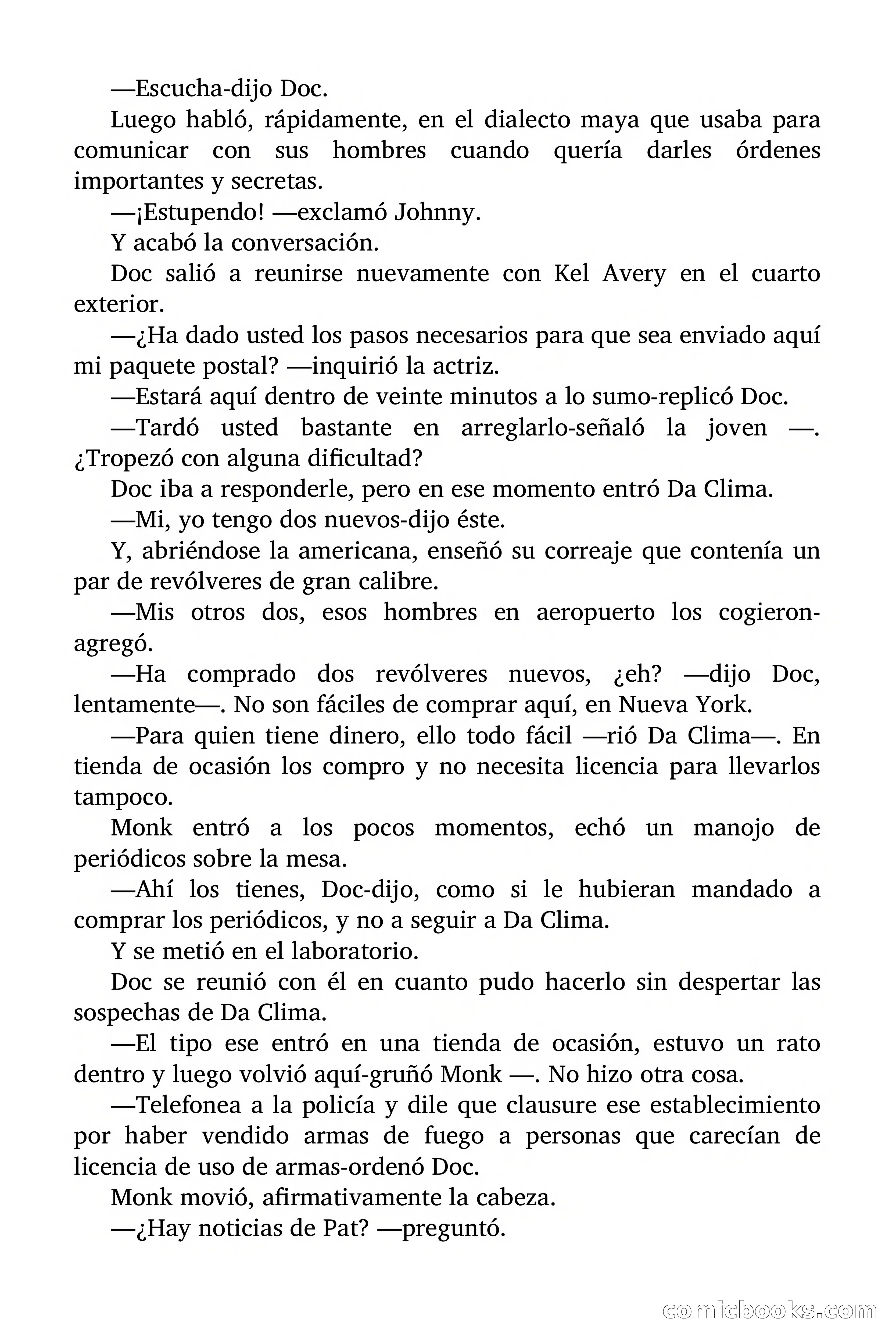 Doc Savage: Manantial de Juventud — page 66 of 155