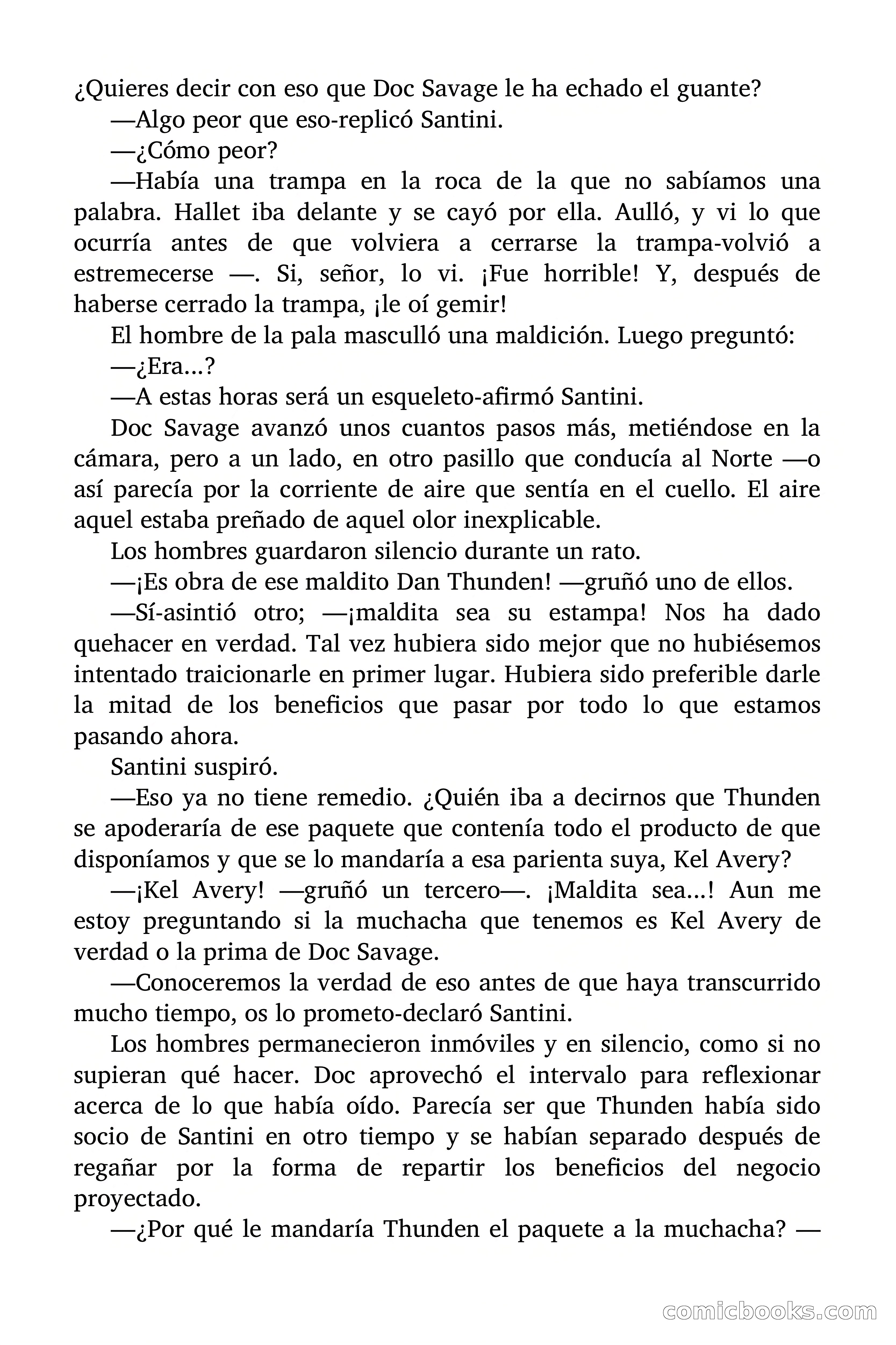 Doc Savage: Manantial de Juventud — page 99 of 155