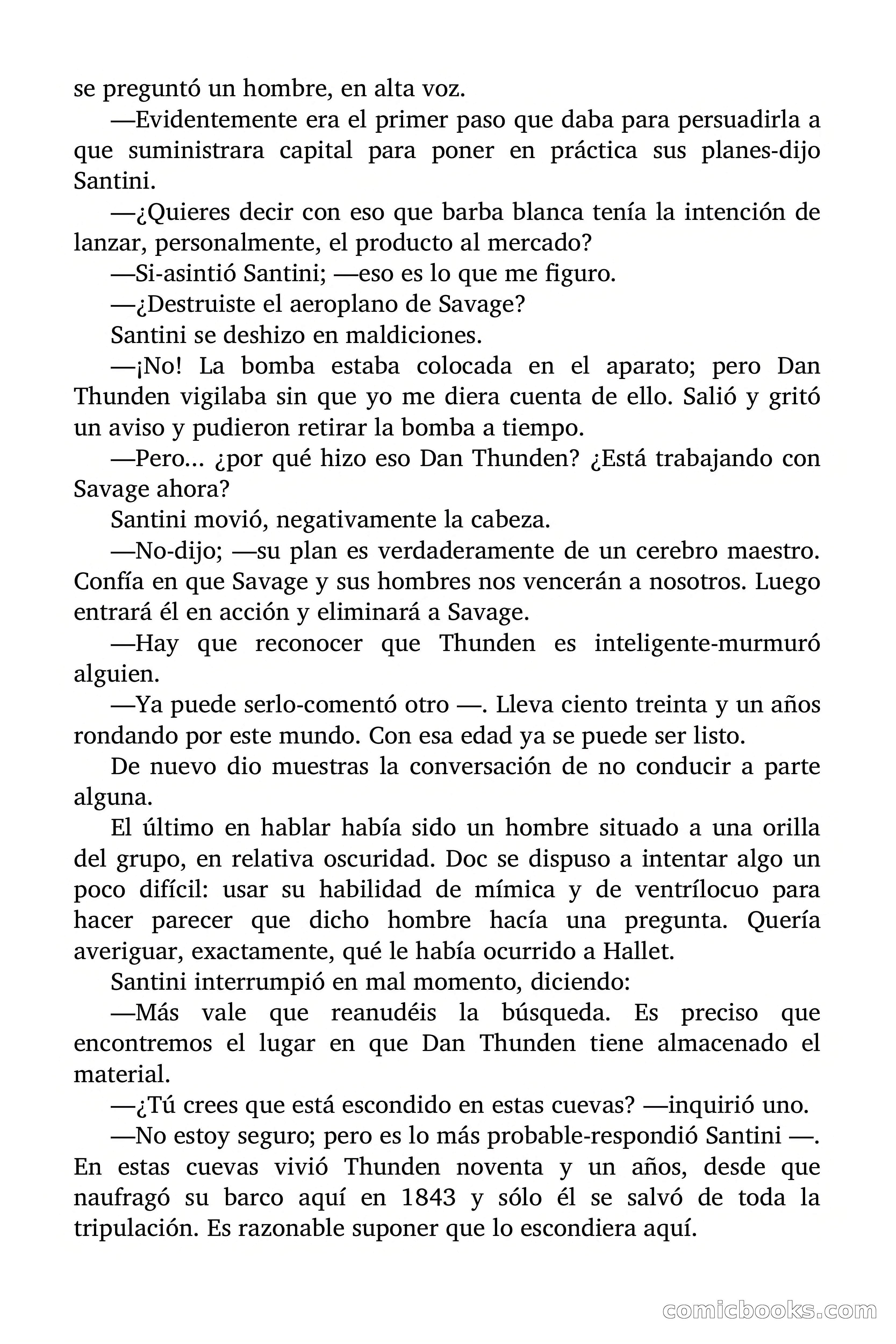 Doc Savage: Manantial de Juventud — page 100 of 155