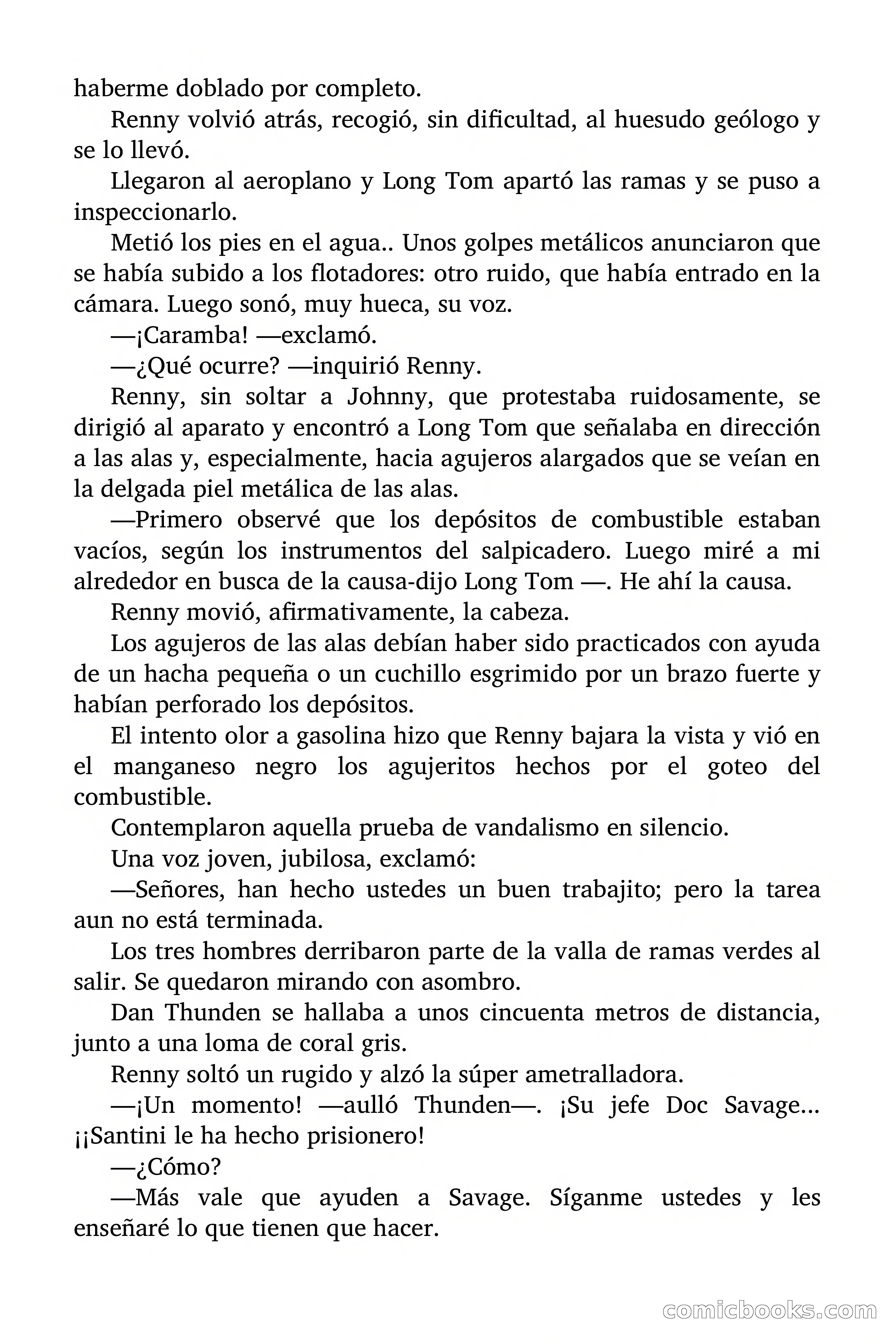 Doc Savage: Manantial de Juventud — page 114 of 155