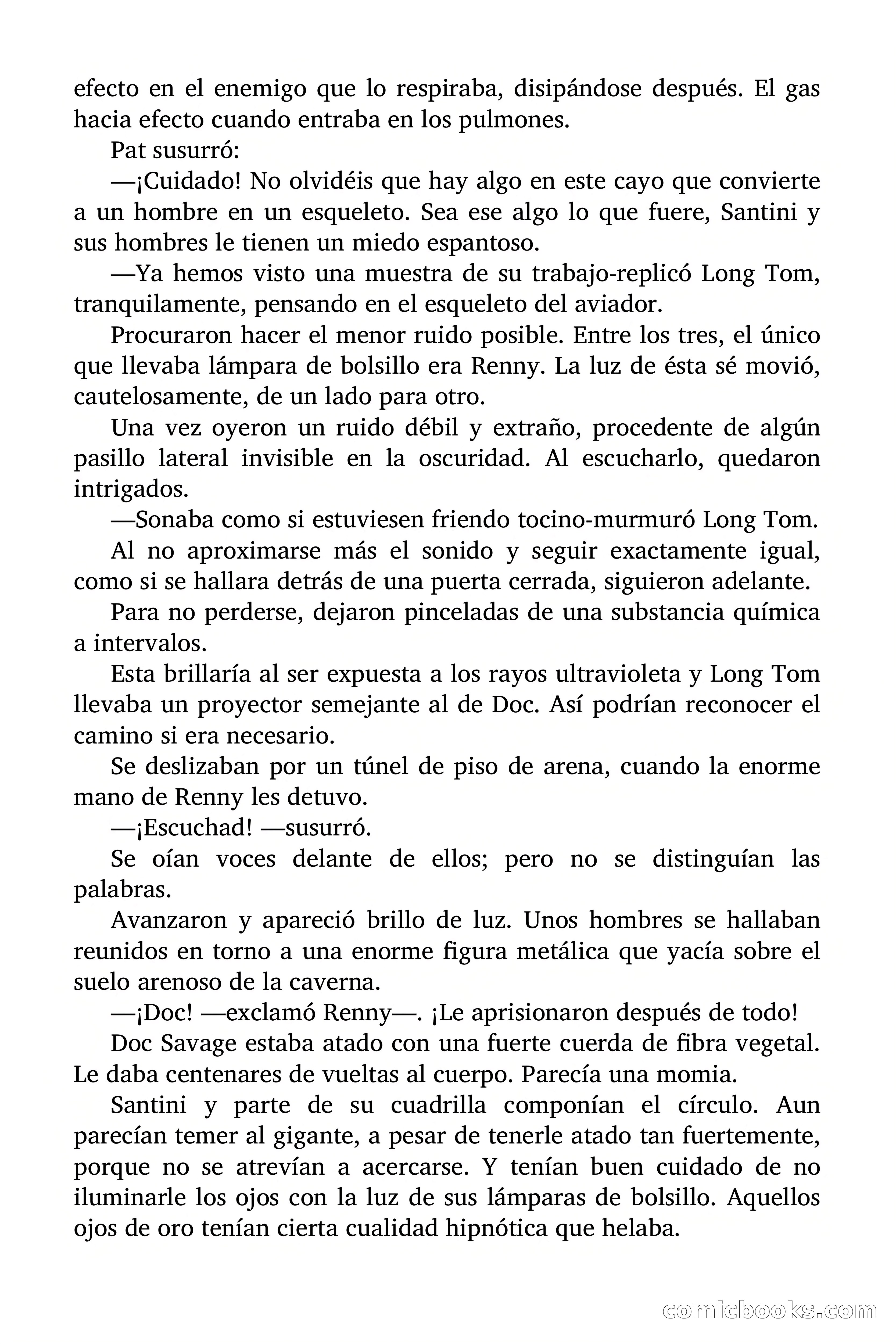 Doc Savage: Manantial de Juventud — page 123 of 155