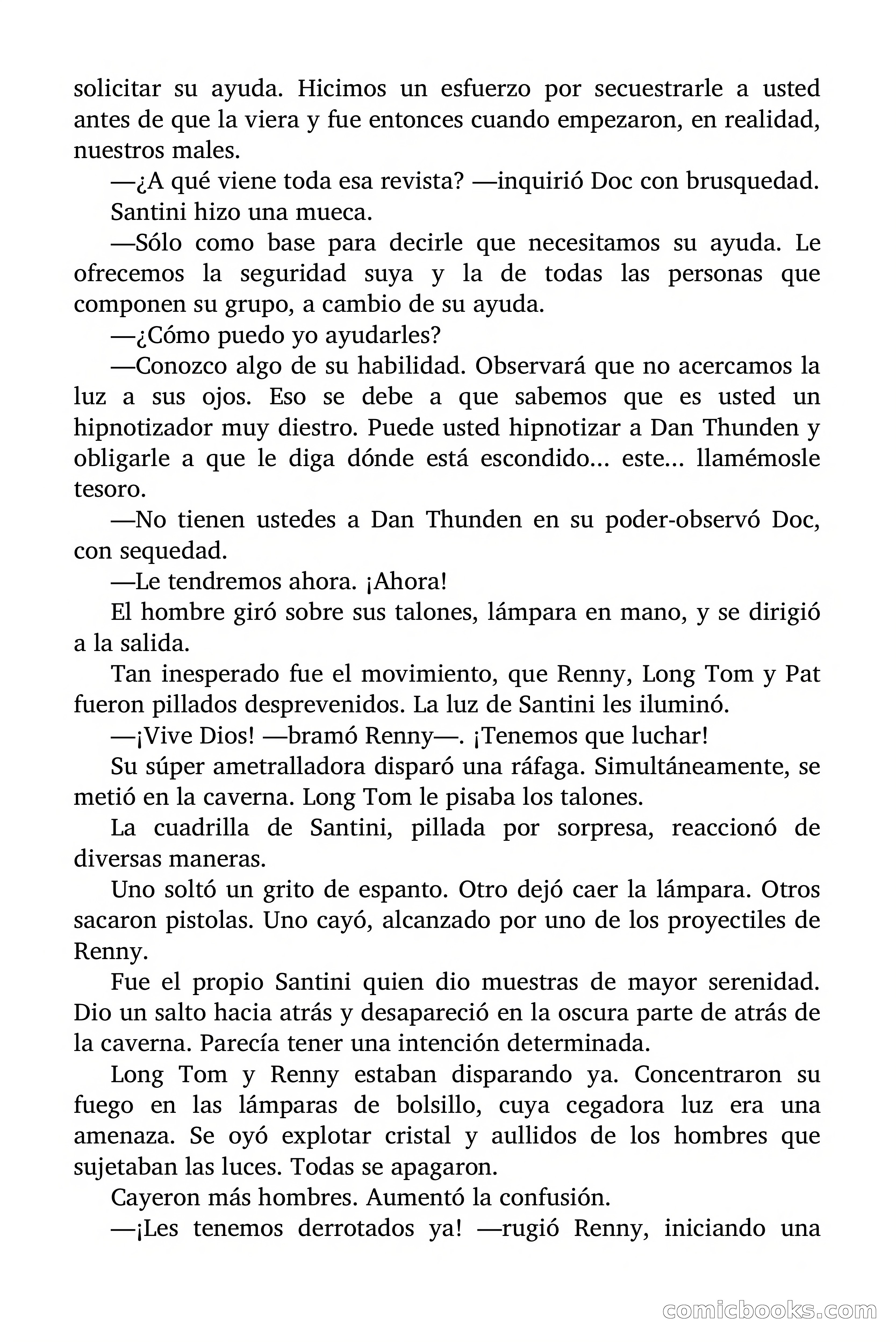 Doc Savage: Manantial de Juventud — page 125 of 155