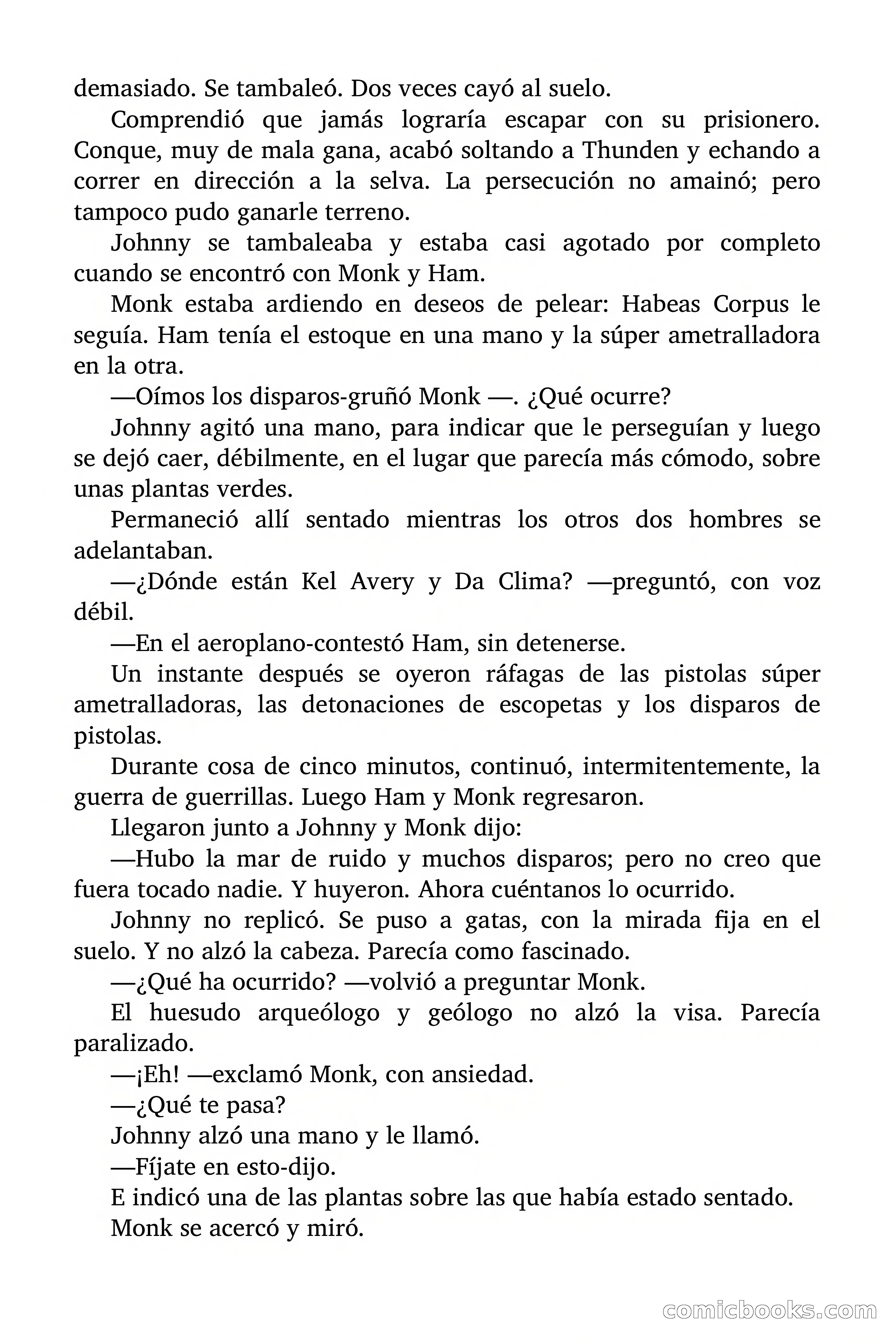 Doc Savage: Manantial de Juventud — page 128 of 155