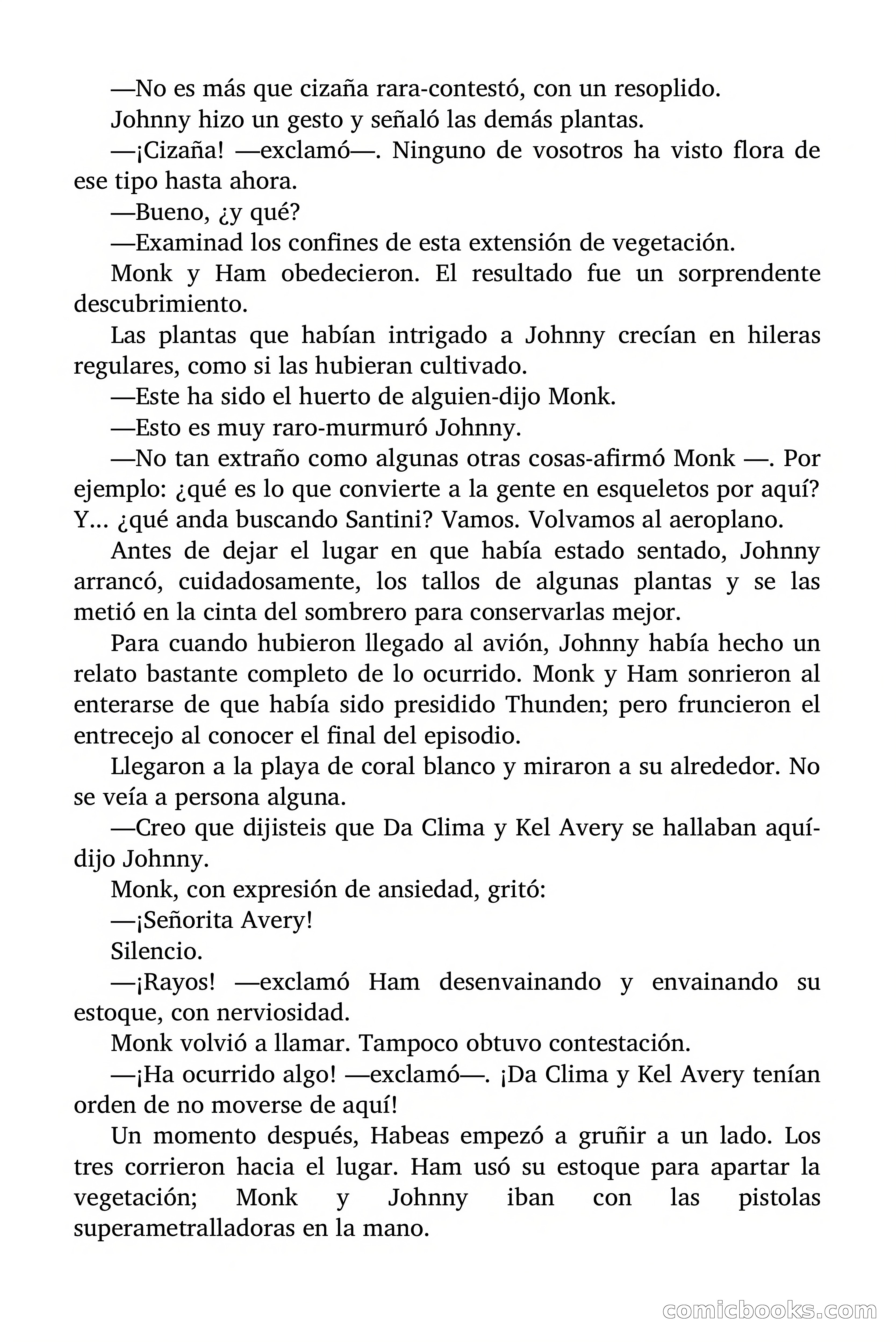 Doc Savage: Manantial de Juventud — page 129 of 155