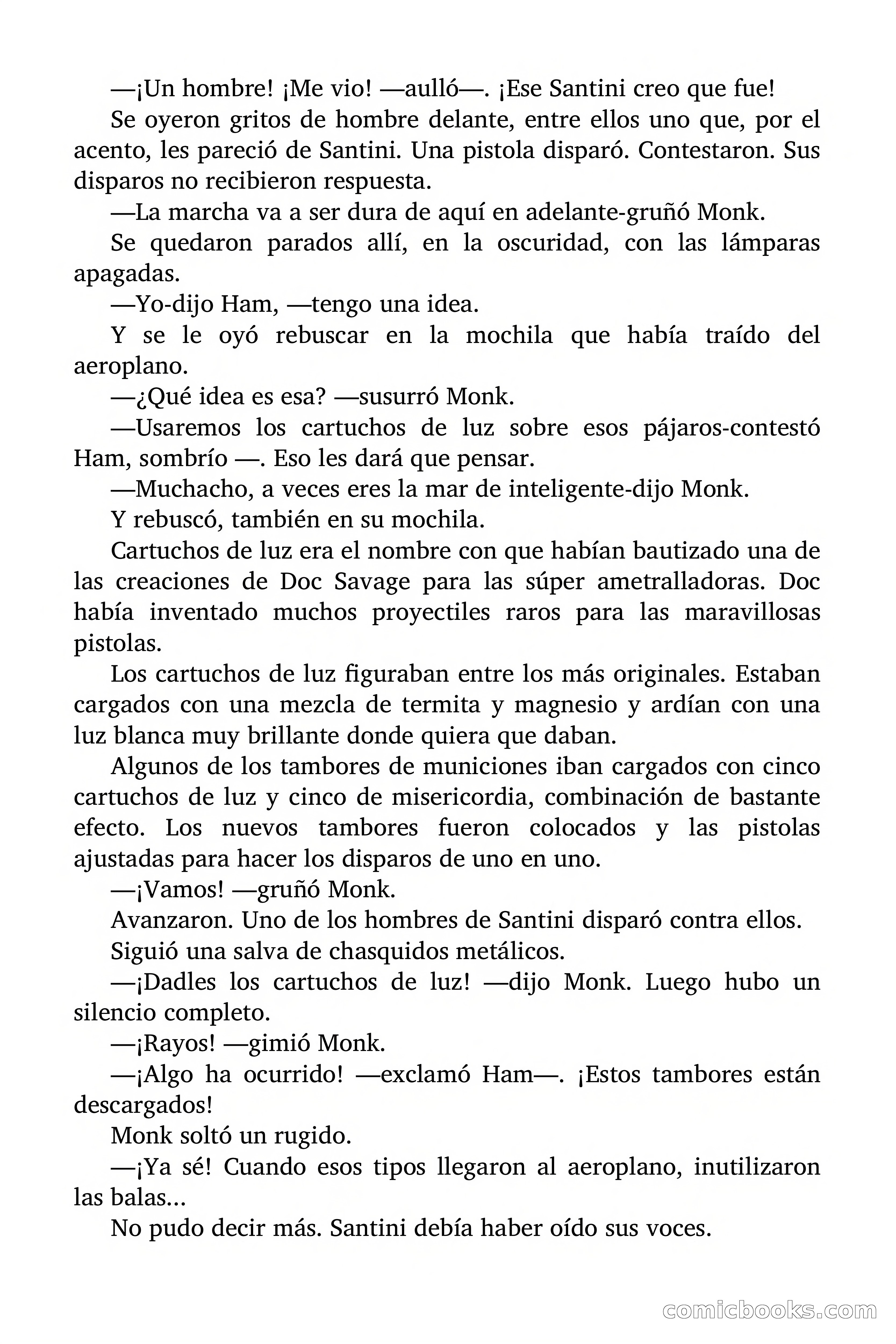 Doc Savage: Manantial de Juventud — page 134 of 155