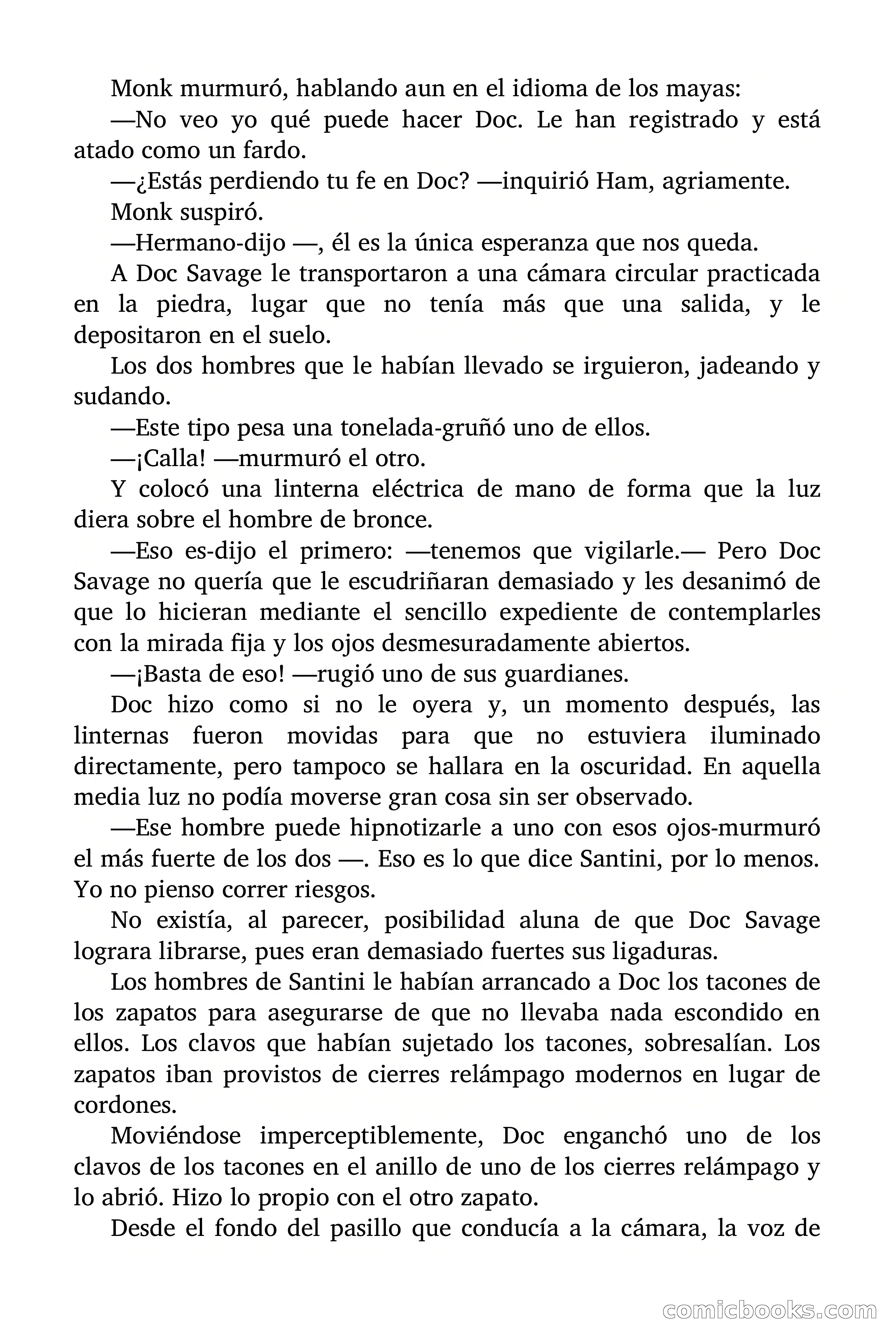 Doc Savage: Manantial de Juventud — page 138 of 155