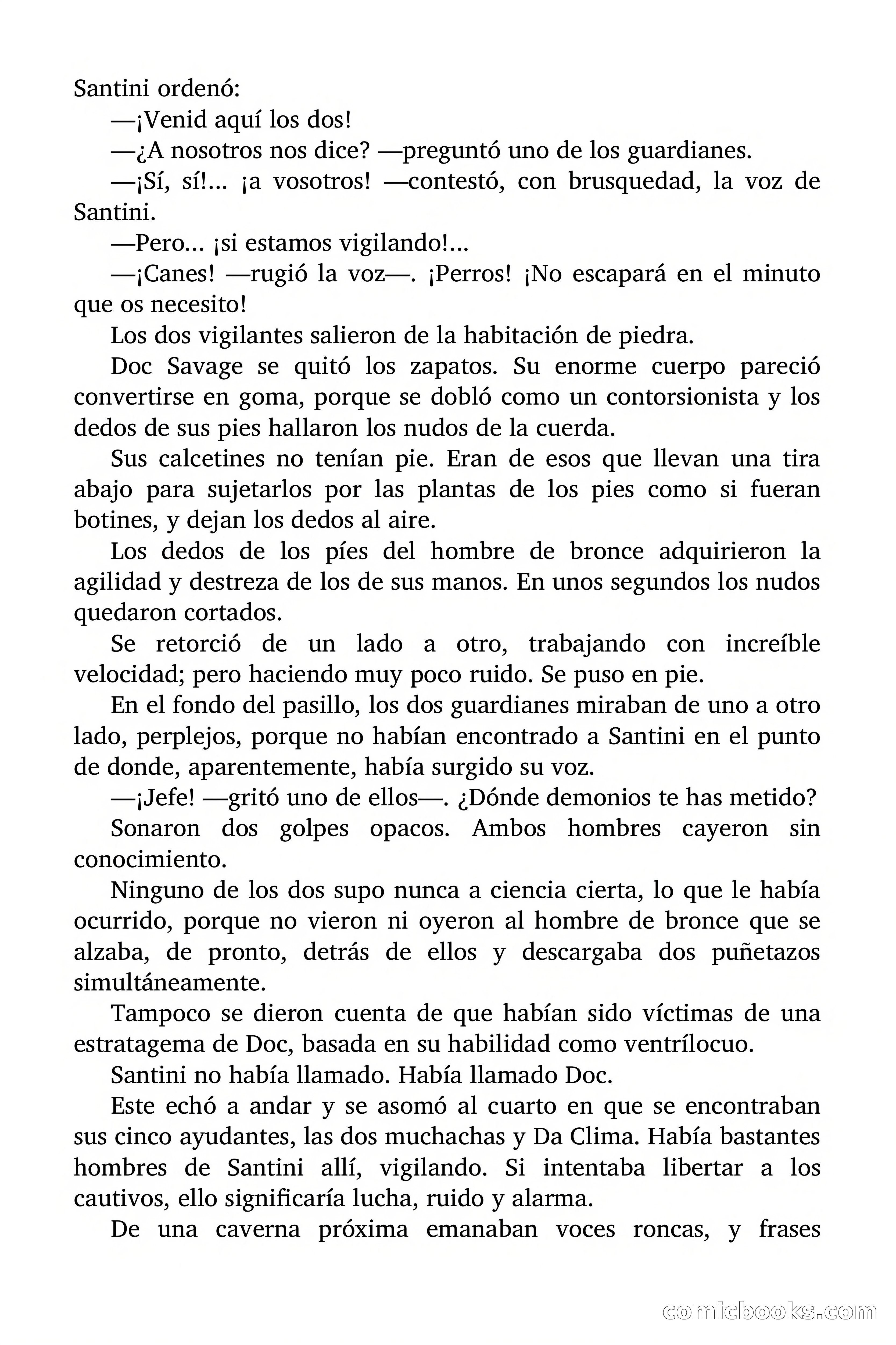 Doc Savage: Manantial de Juventud — page 139 of 155