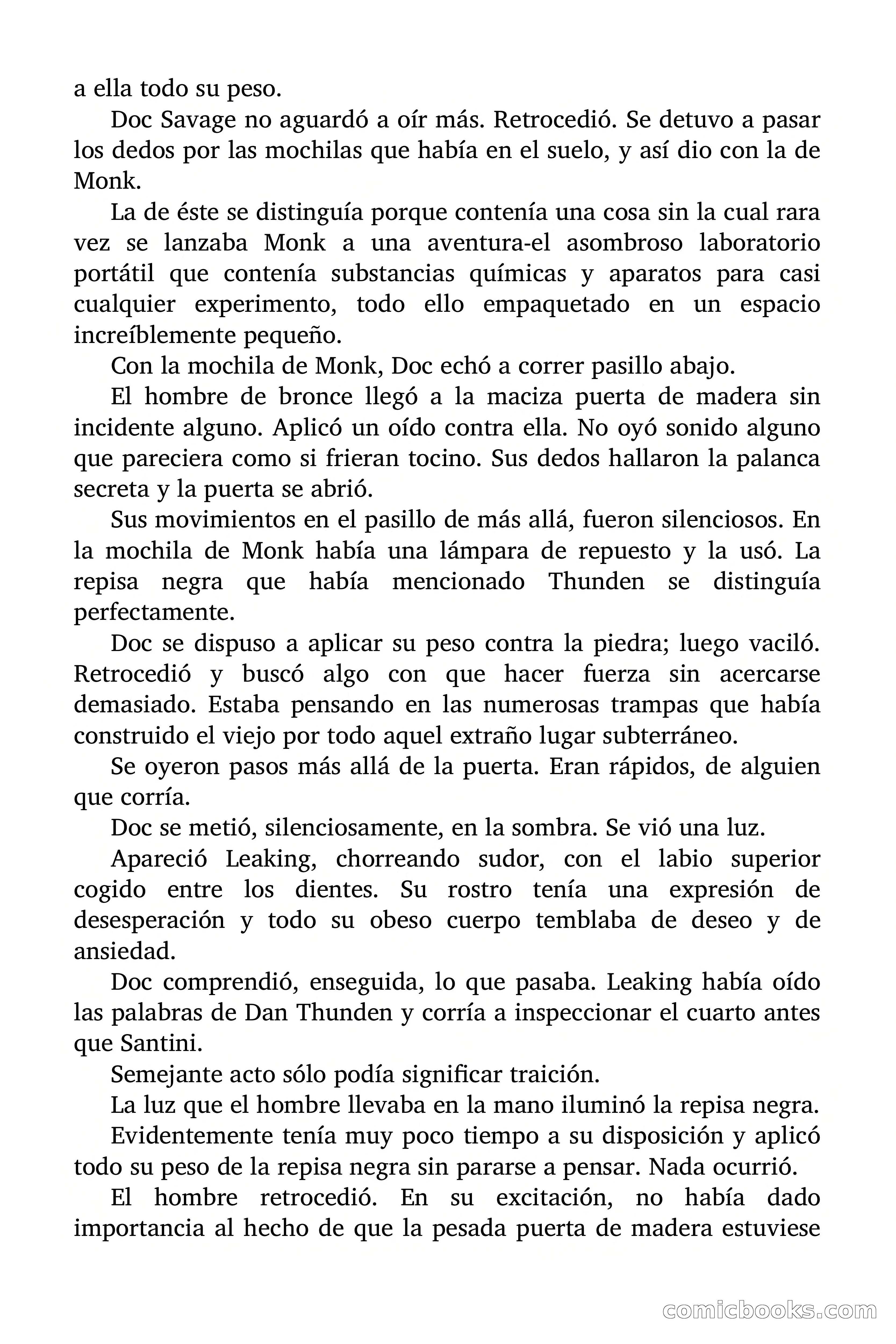 Doc Savage: Manantial de Juventud — page 141 of 155