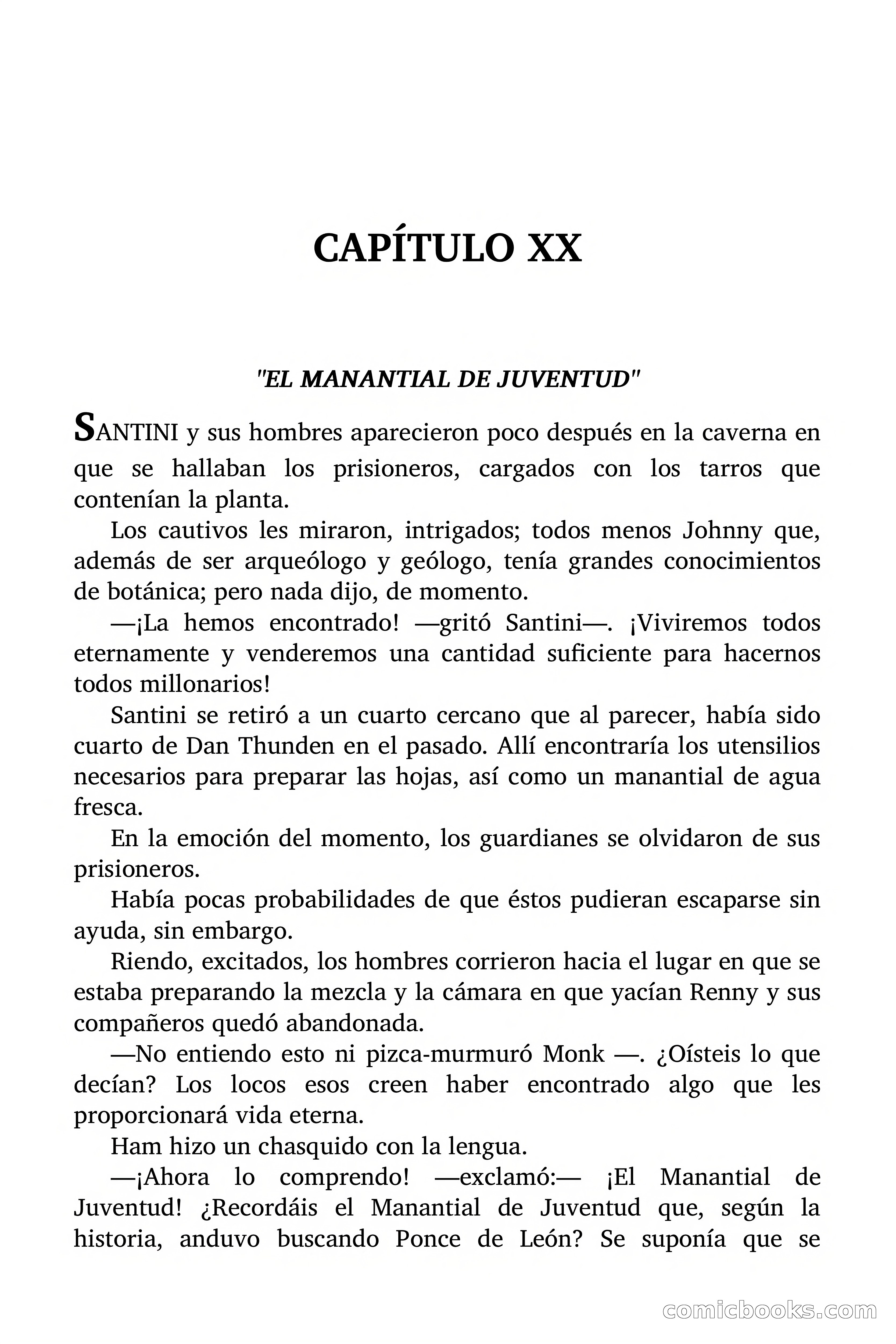 Doc Savage: Manantial de Juventud — page 144 of 155