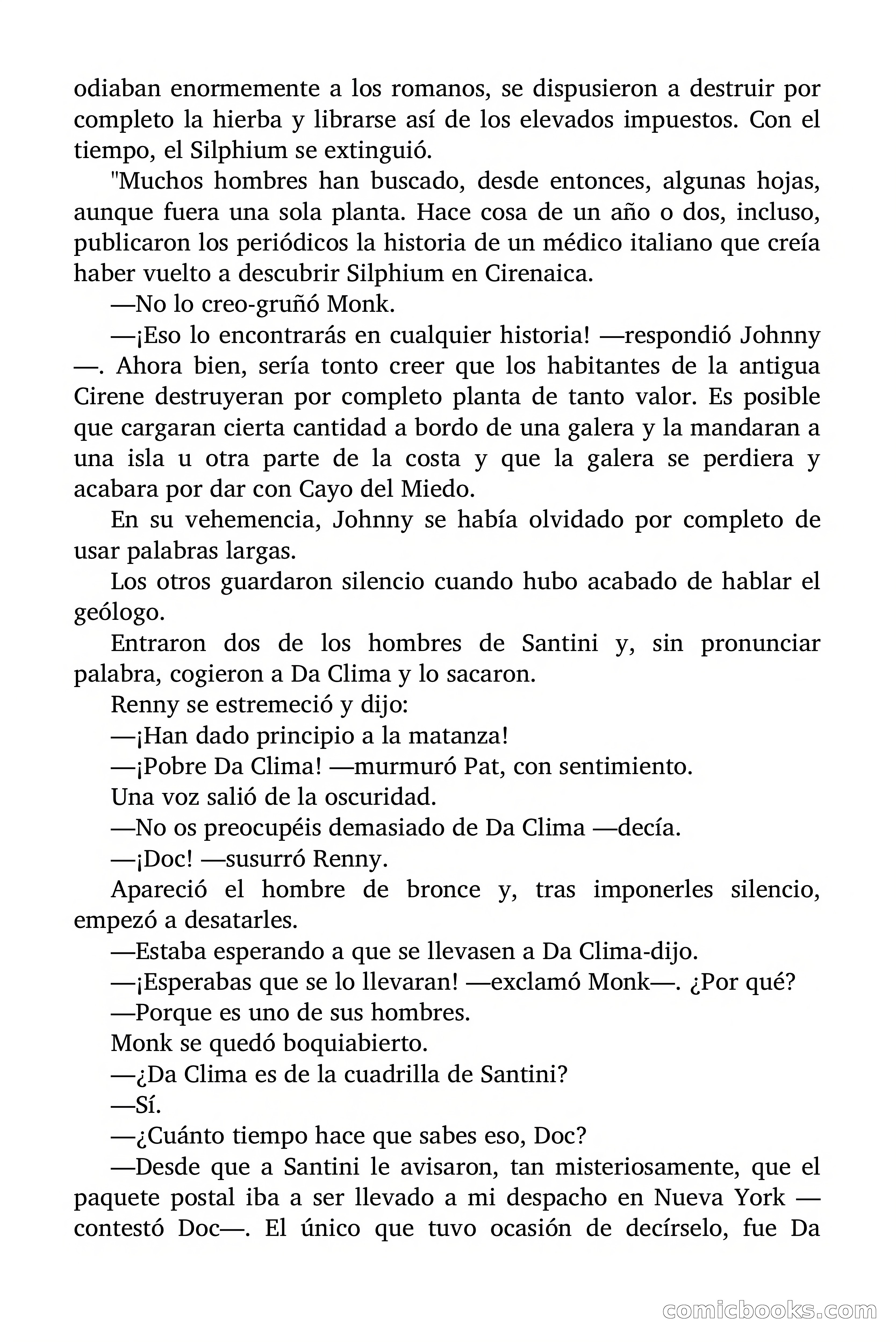 Doc Savage: Manantial de Juventud — page 146 of 155