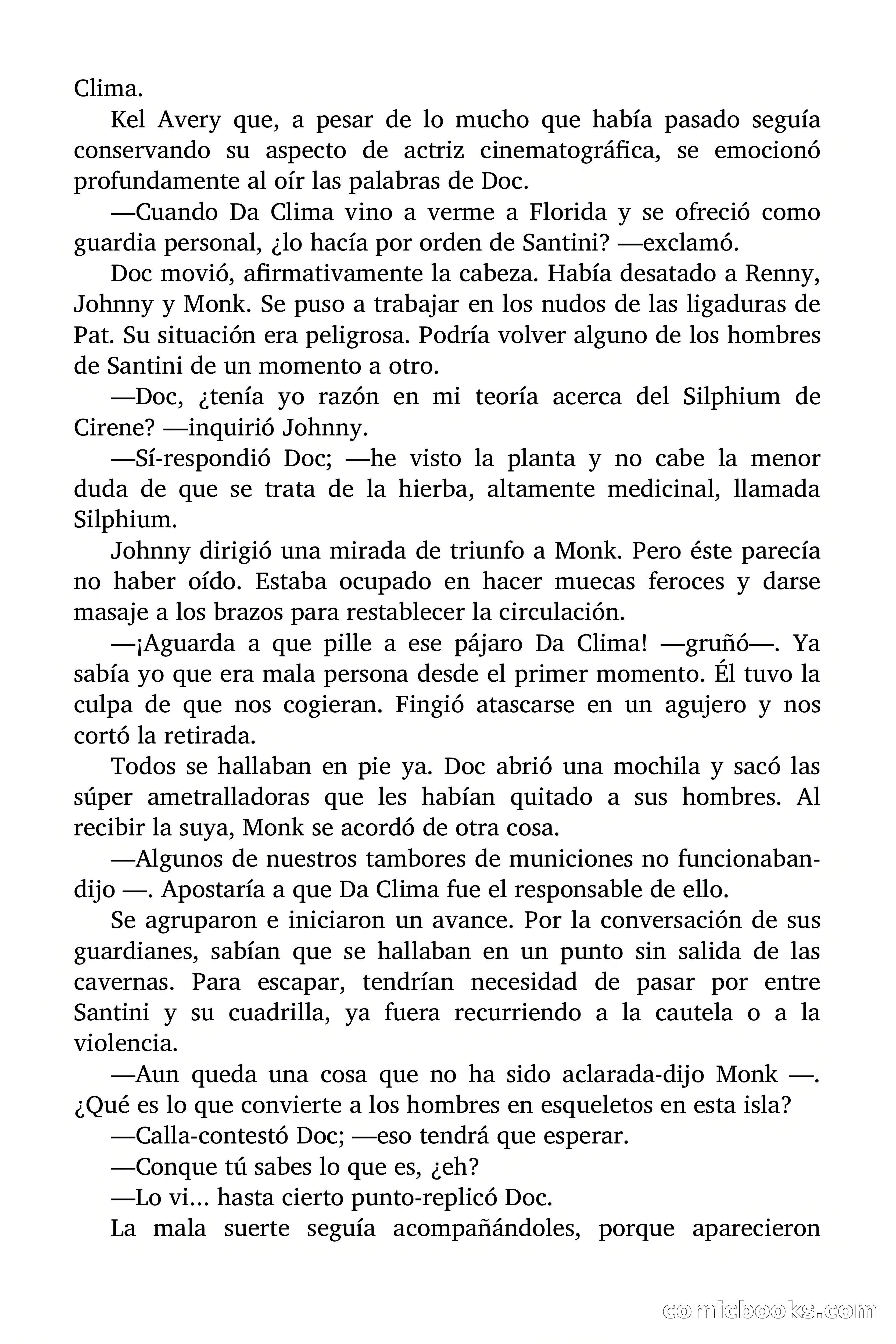 Doc Savage: Manantial de Juventud — page 147 of 155