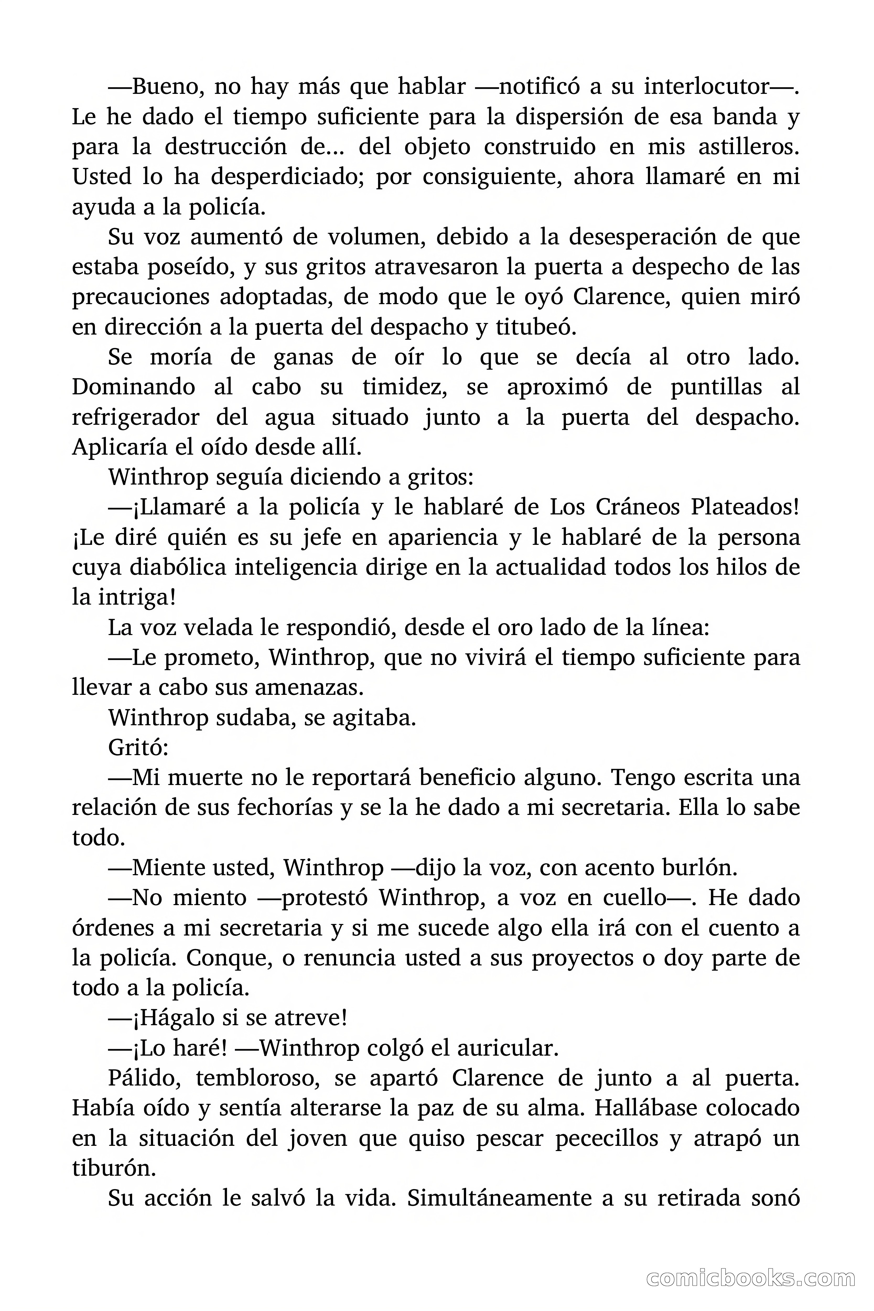 Doc Savage: La Muerte Vestida de Plata — page 6 of 177