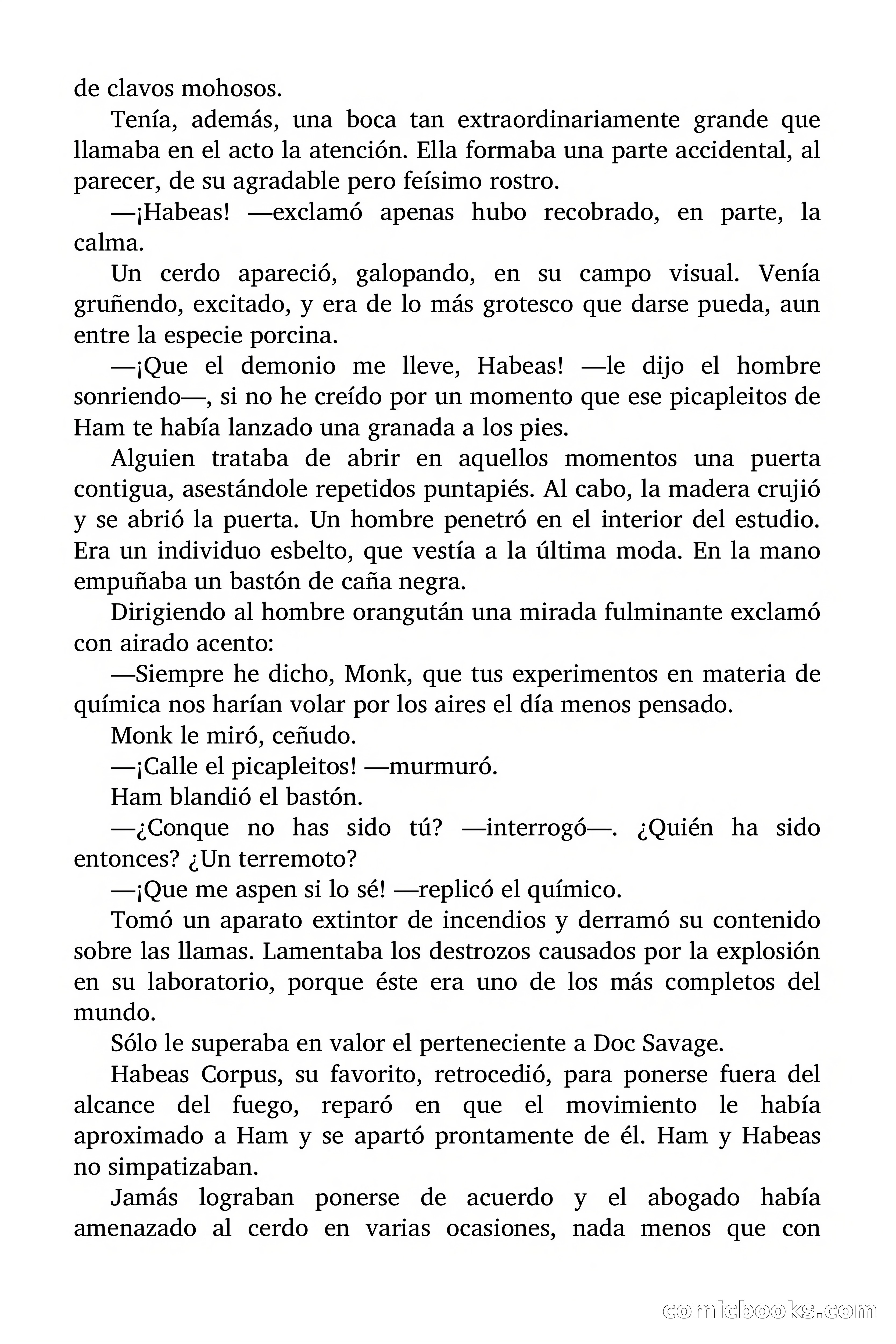 Doc Savage: La Muerte Vestida de Plata — page 9 of 177