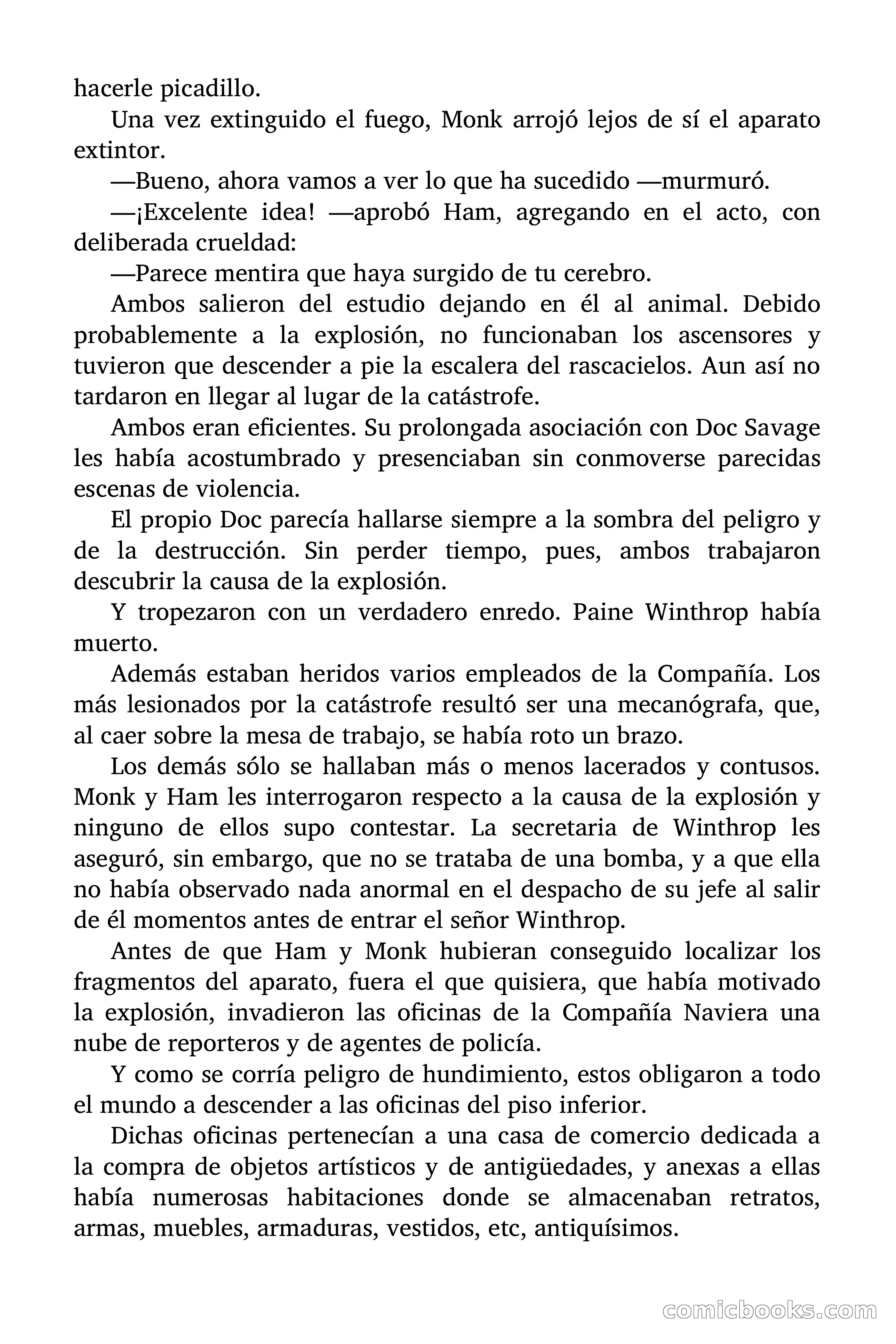 Doc Savage: La Muerte Vestida de Plata — page 10 of 177
