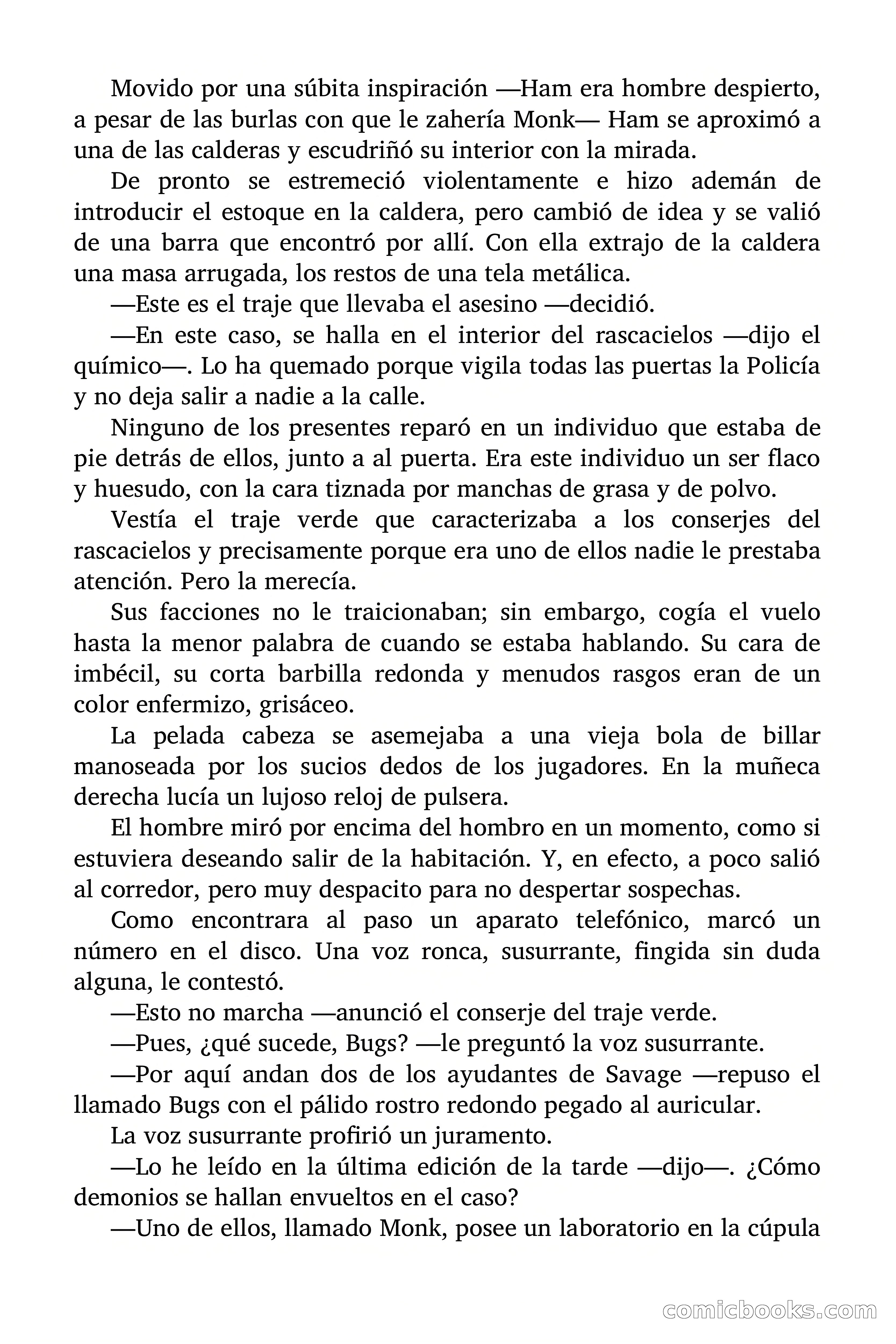 Doc Savage: La Muerte Vestida de Plata — page 19 of 177